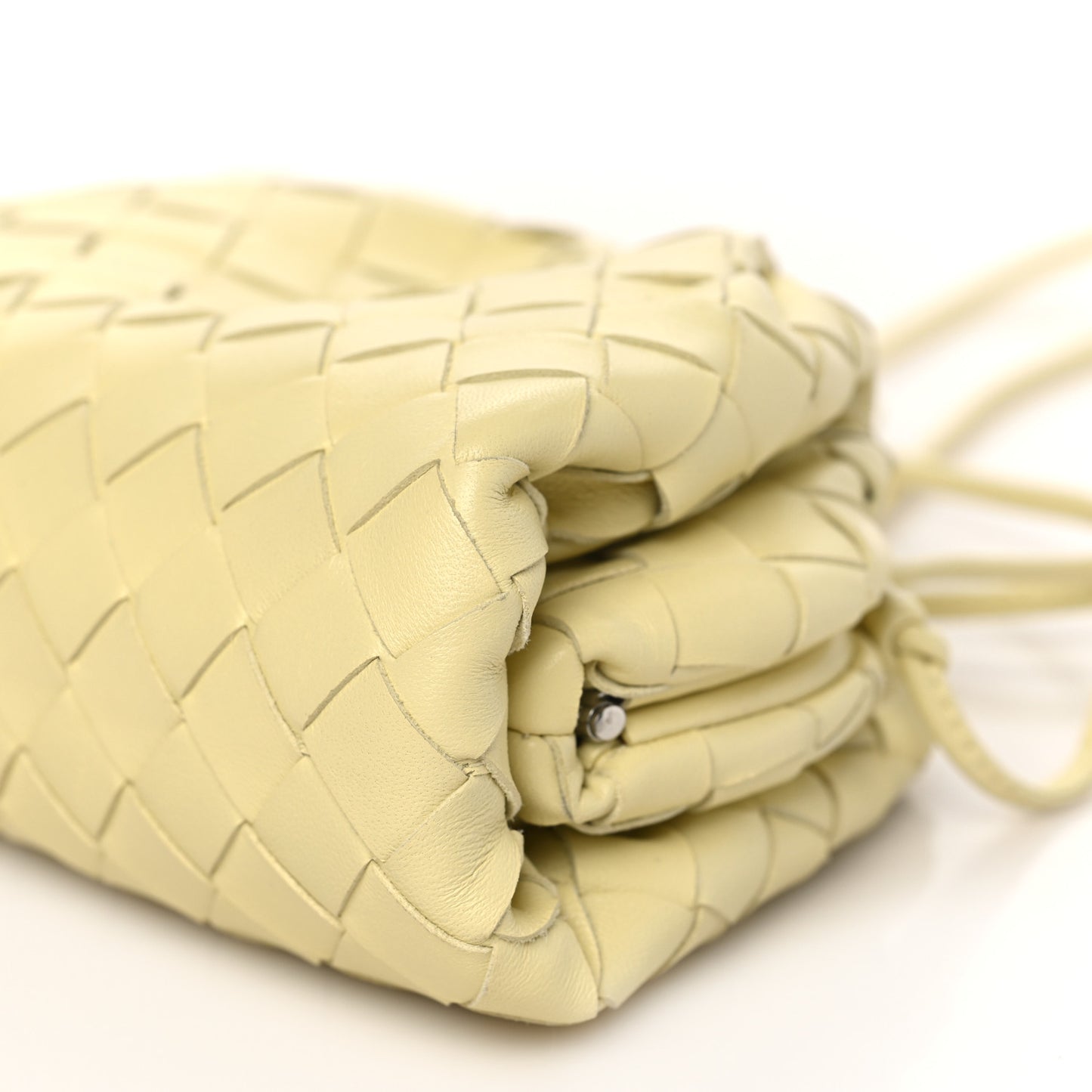 Nappa Intrecciato The Mini Pouch Ice Cream