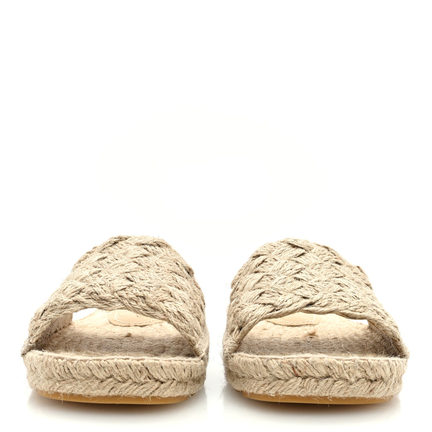 Jute Intreccio Jack Espadrille Sandals 36 Cane Sugar
