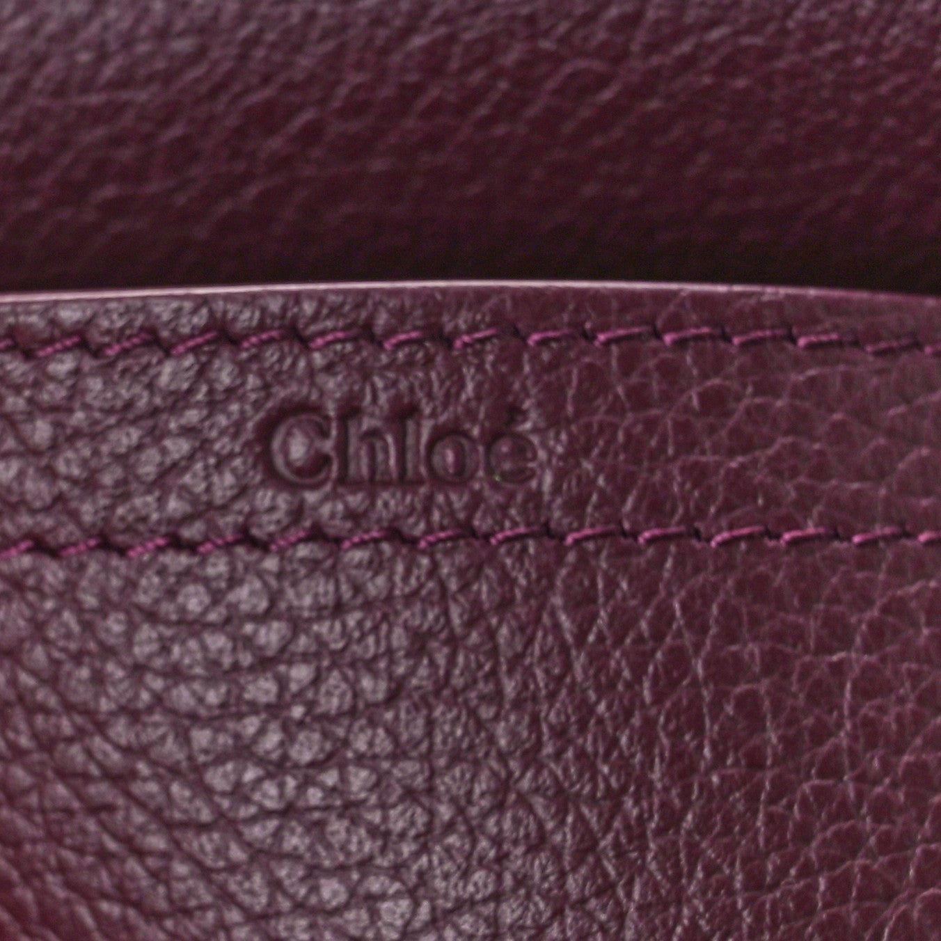 Grained Calfskin Small Marcie Saddle Bag Dimness Purple