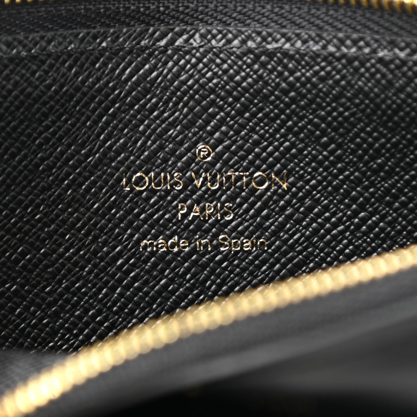 Monogram Slim Purse Black