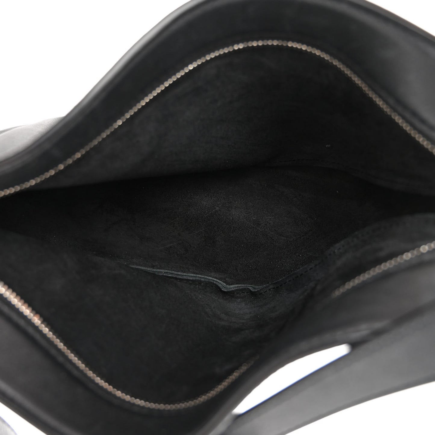 Smooth Calfskin Small Slouchy Banana Bag Black
