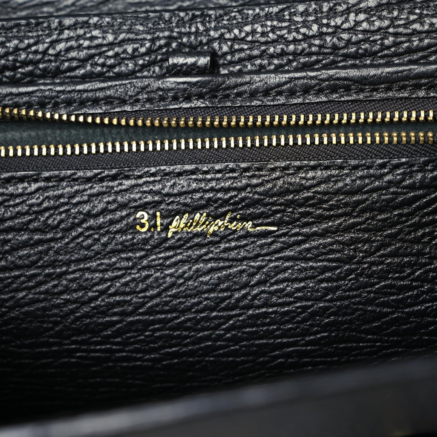 Textured Calfskin Medium Pashli Satchel Black
