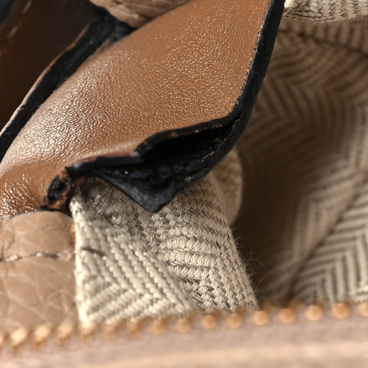 Grained Calfskin Small Puzzle Bag Sand Mink