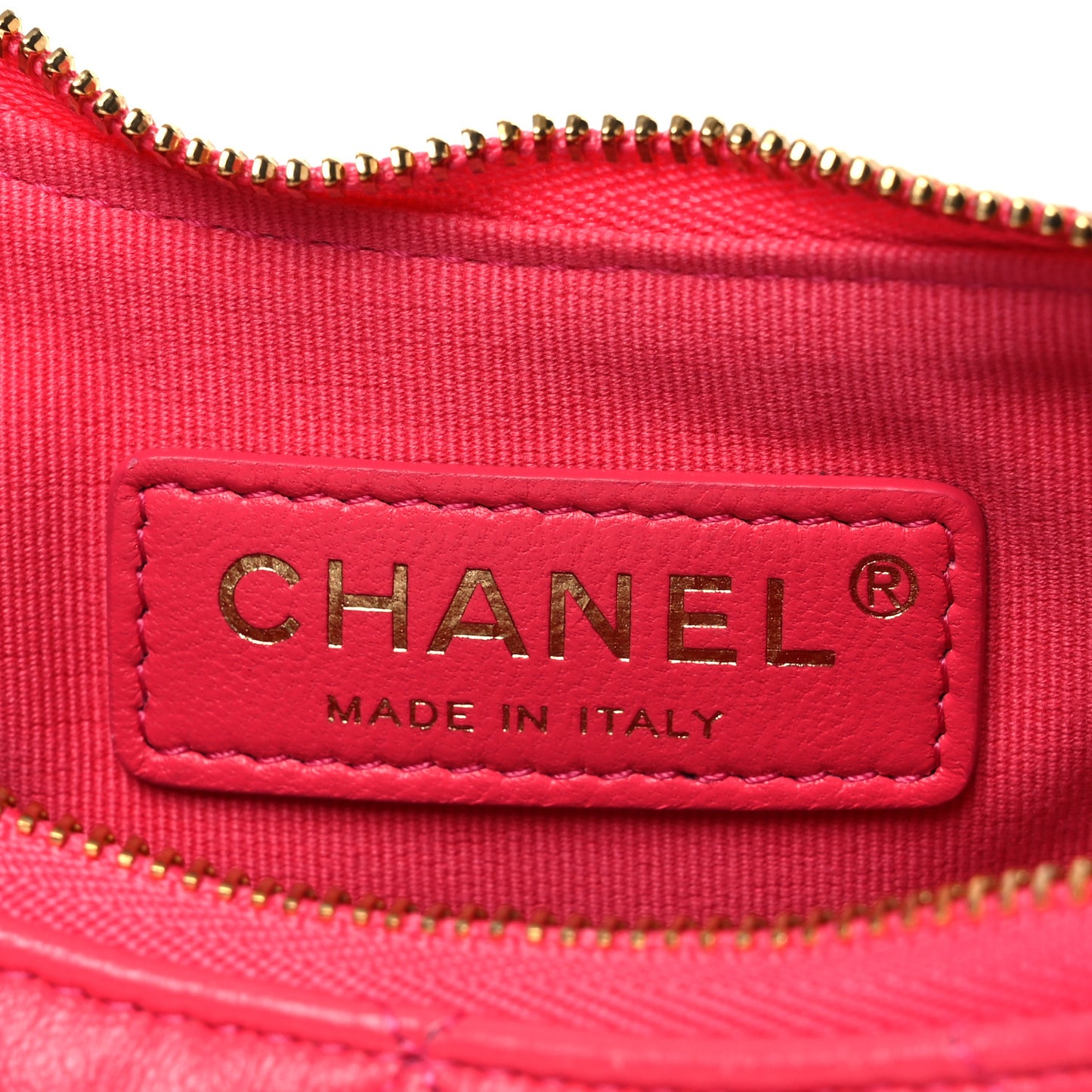 Lambskin Quilted Chain Around Hobo Pink