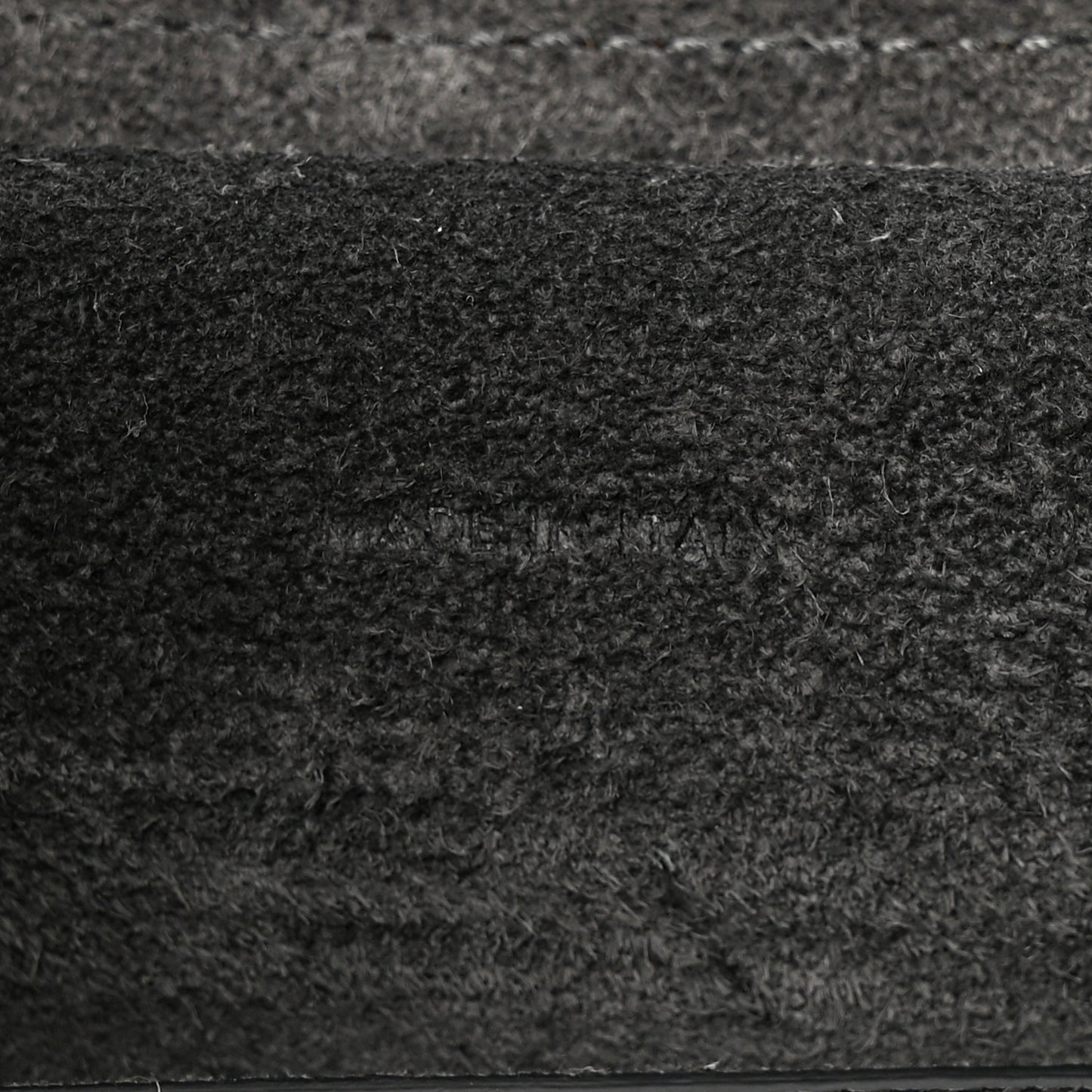 Grained Calfskin Mini Belt Bag Grey
