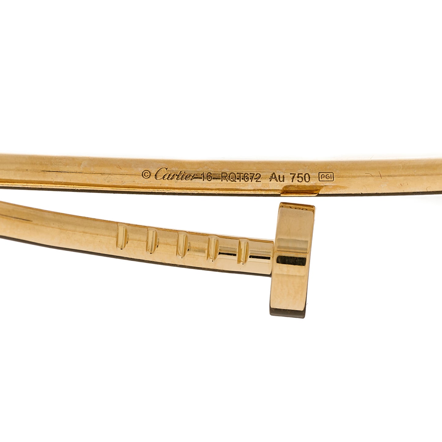 18K Yellow Gold Small Juste Un Clou Bracelet 16