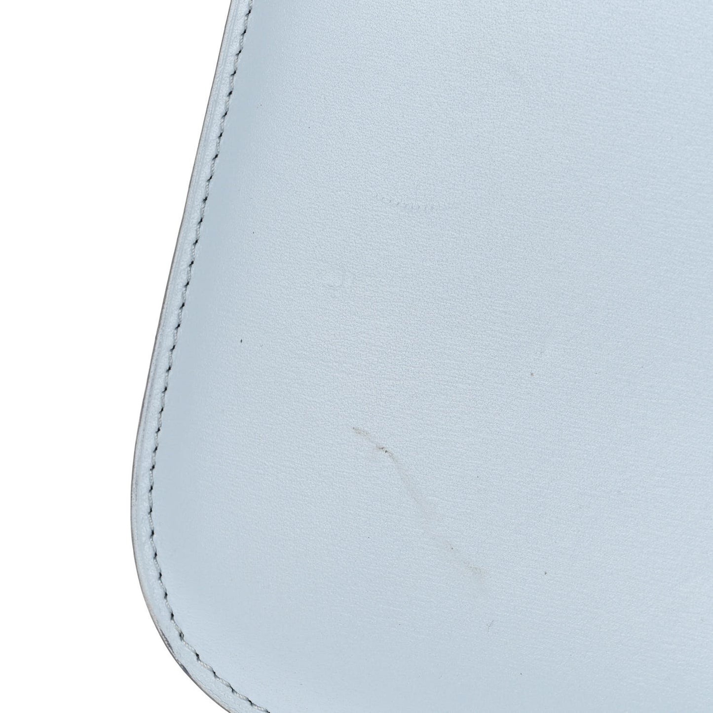 Box Calfskin Medium Classic Box Flap Bag Pale Blue