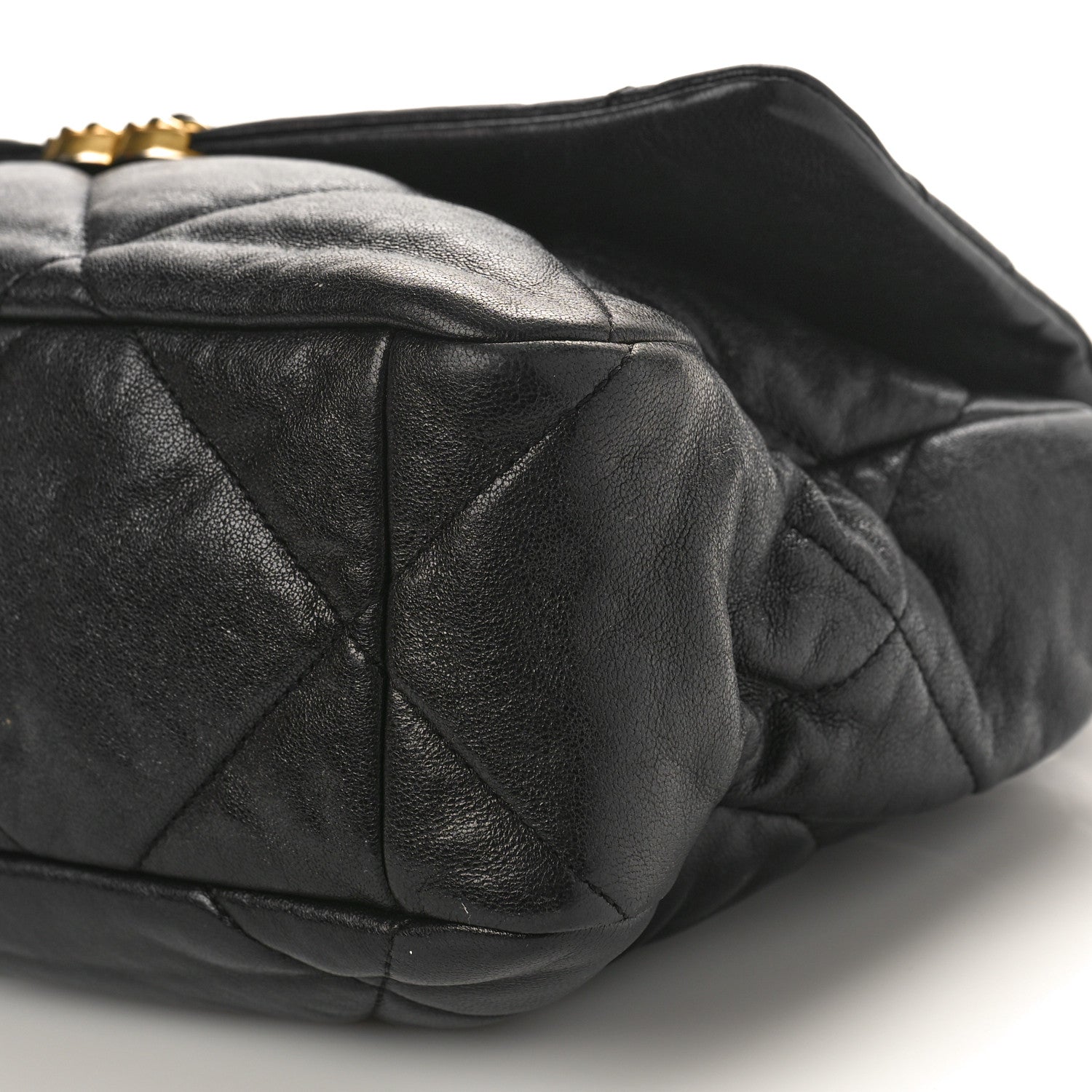 Chanel Lambskin Quilted Large Chanel 19 Flap Black 9 of 9