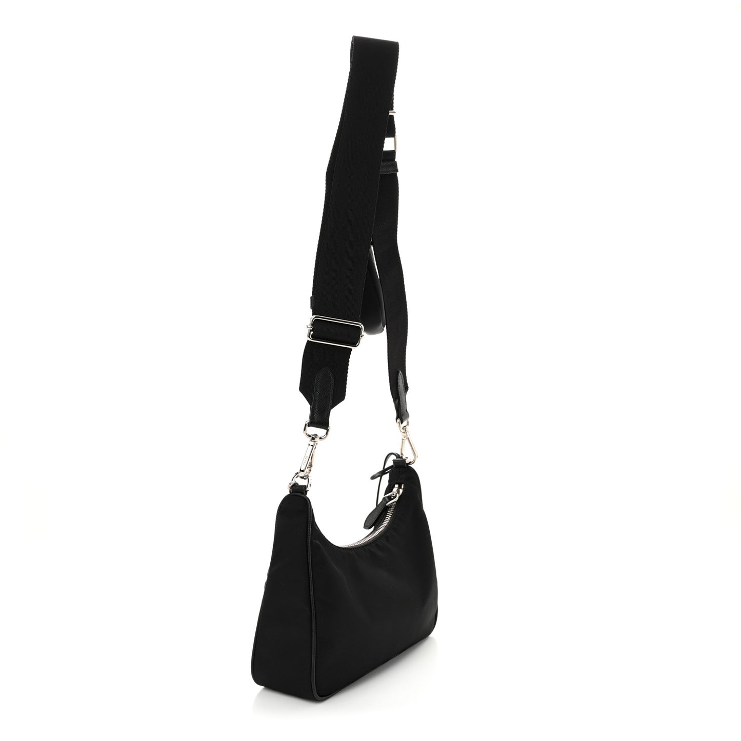 Nylon Re-Edition 2005 Shoulder Bag Black