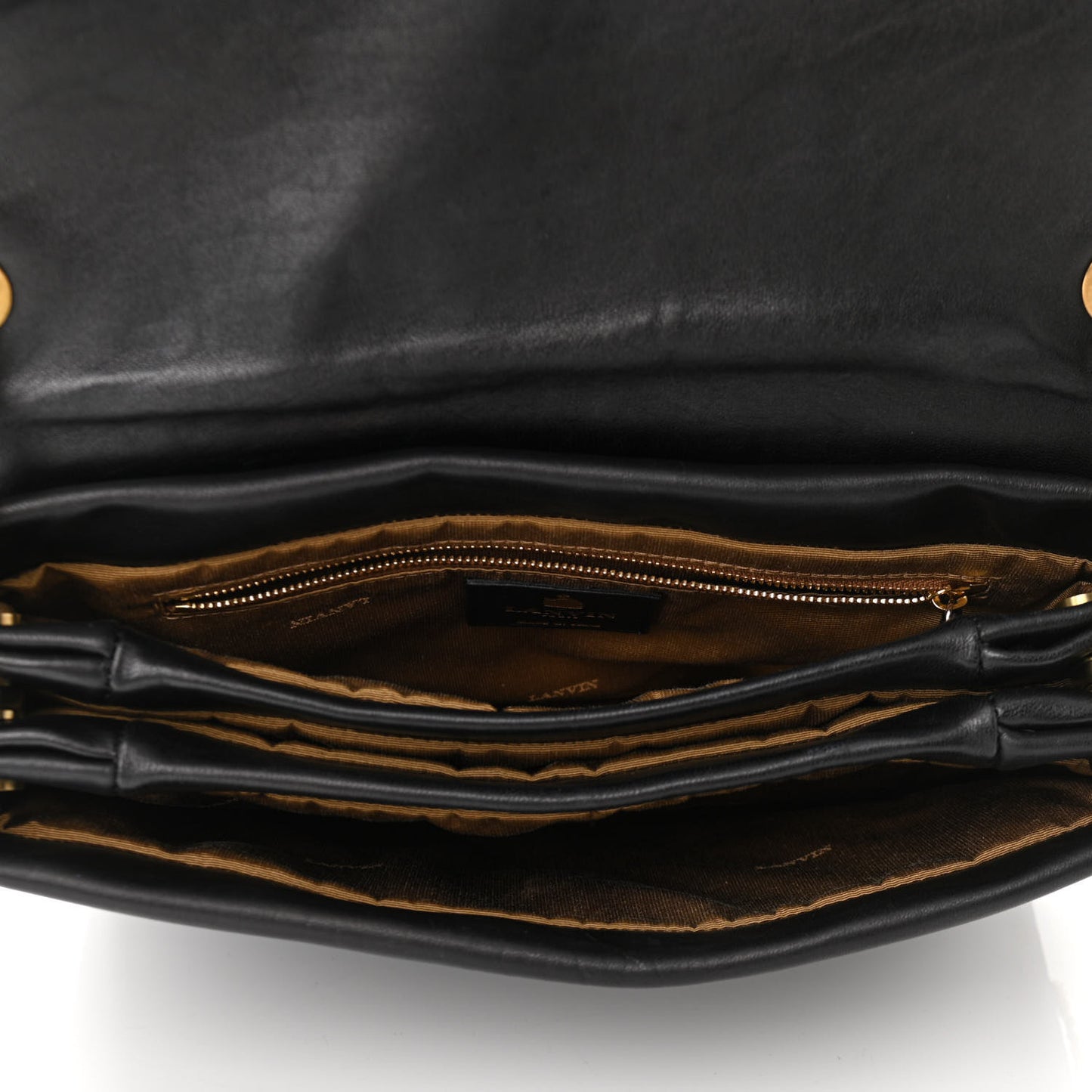 Lambskin Quilted Medium Sugar Flap Shoulder Bag Black