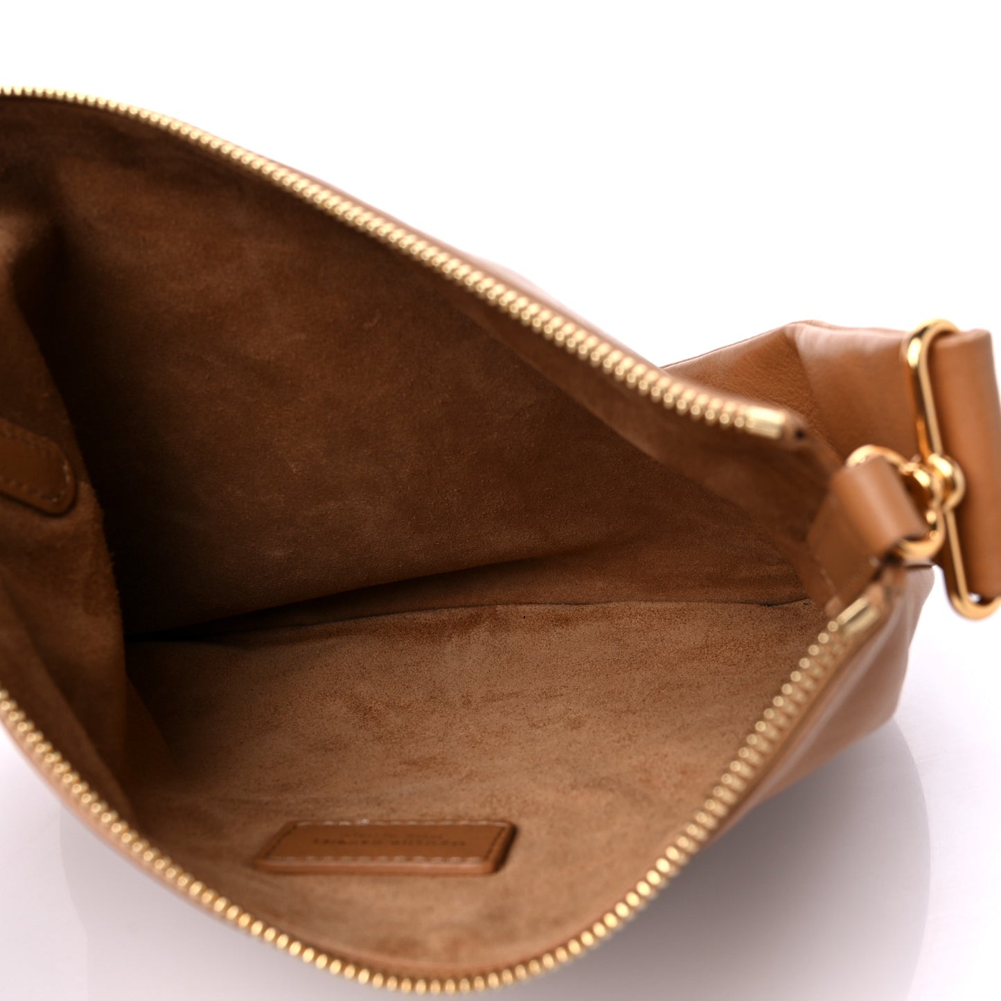 Calfskin Mini Swing Shoulder Bag Caramel