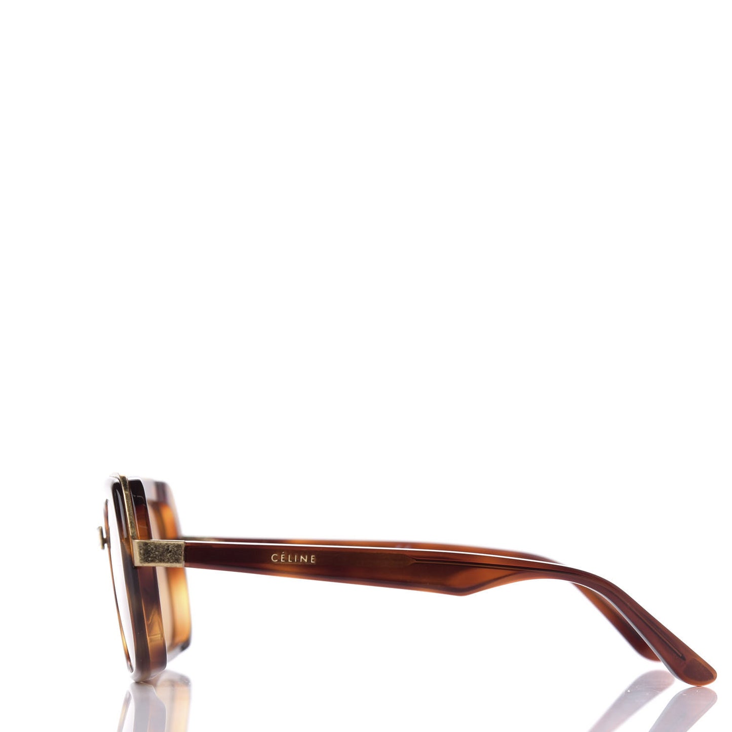 Acetate Square Sunglasses CL40050U Havana