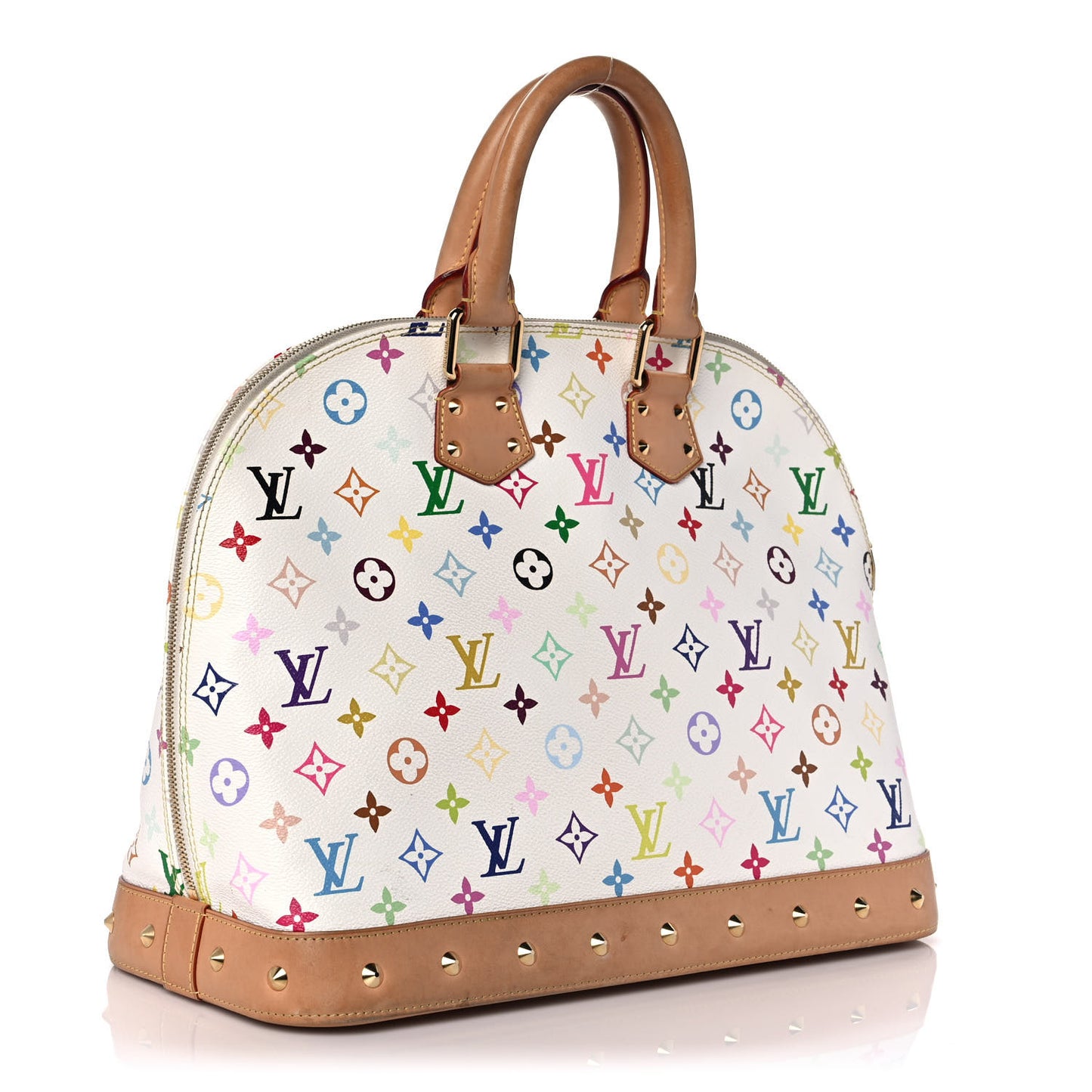 Monogram Multicolor Alma GM White