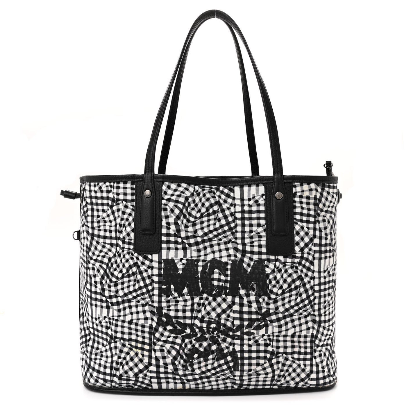 Visetos Medium Liz Reversible Shopper Tote Black