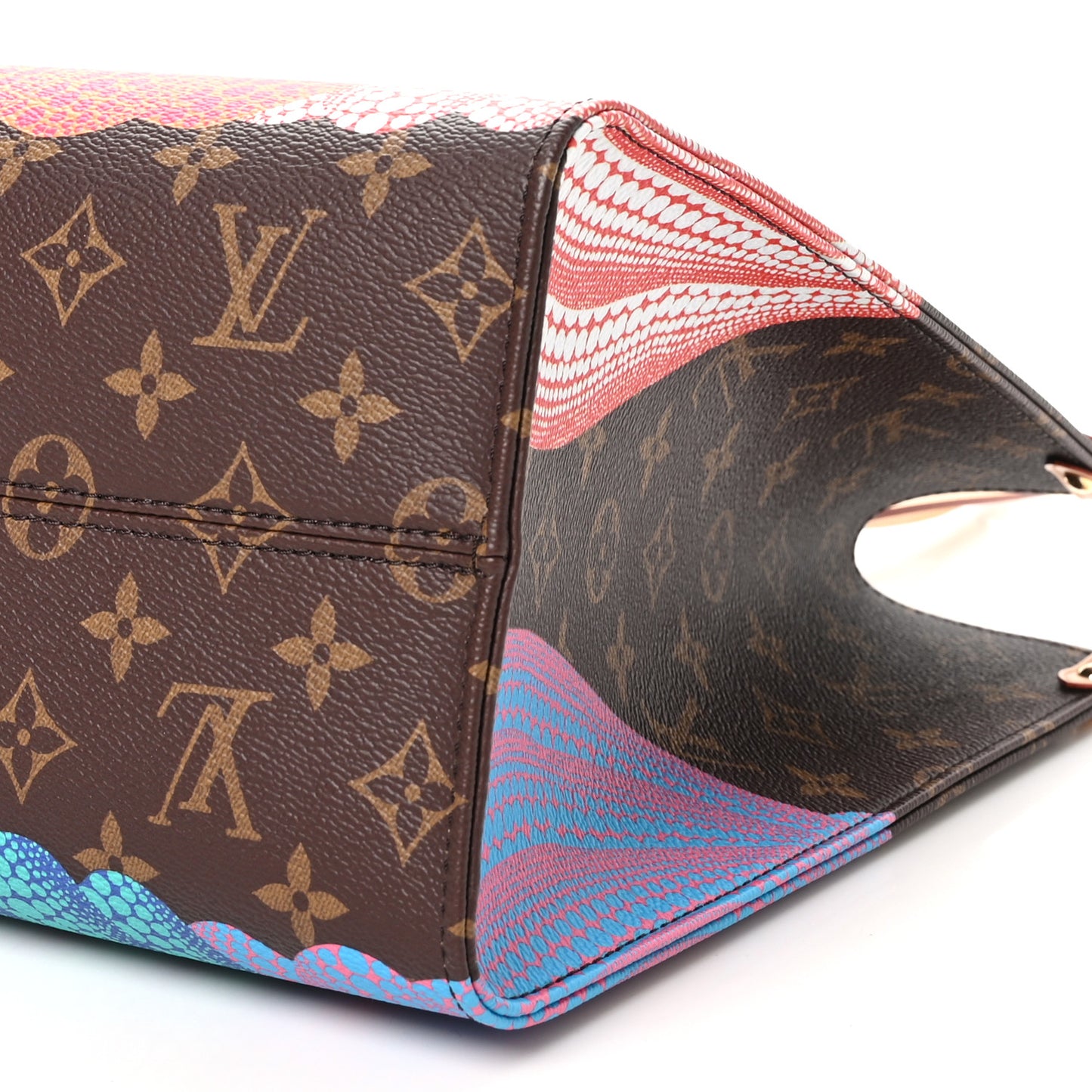 LV X YK Monogram Pumpkin Onthego MM Multicolor