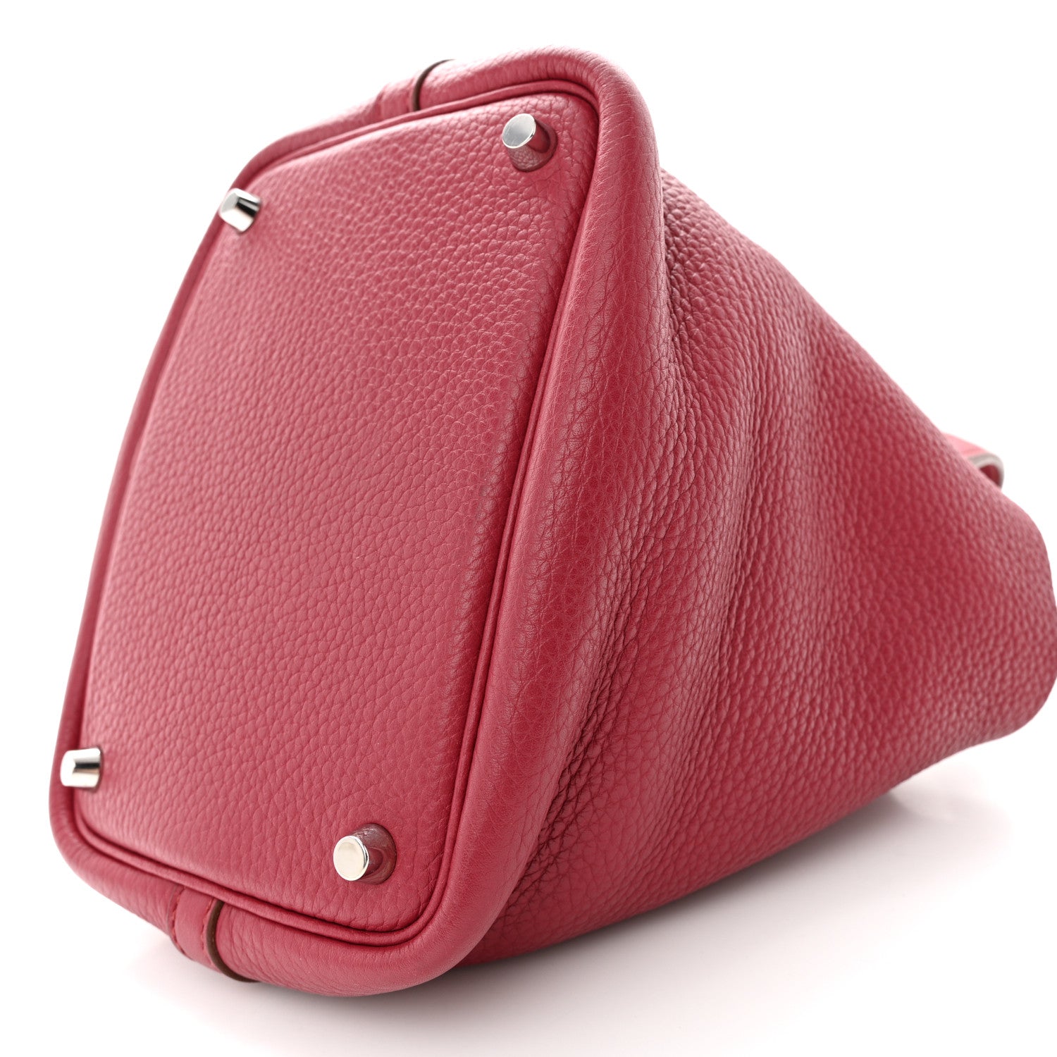 Hermes Taurillon Clemence Picotin Lock 18 PM Rubis 9 of 9