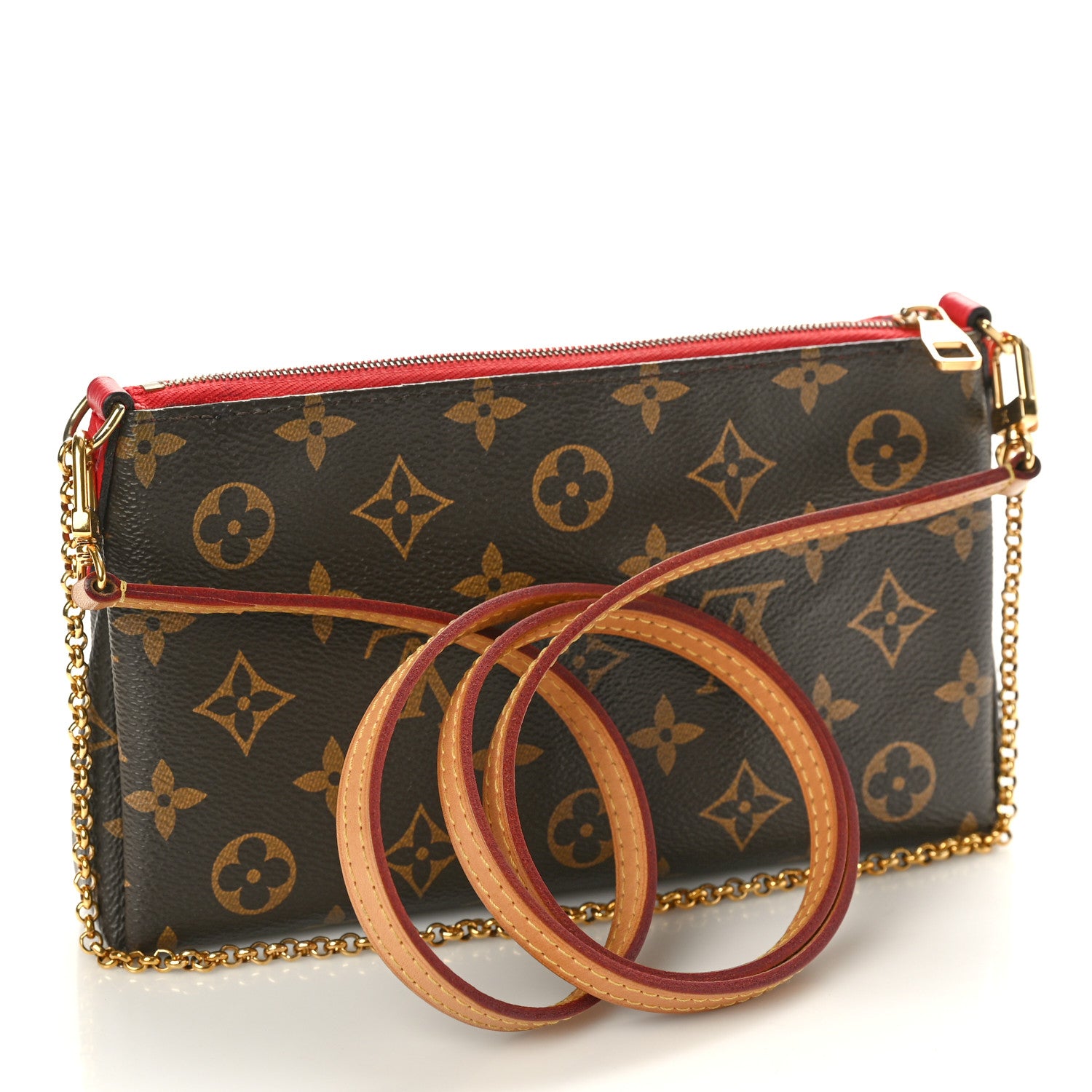 Louis Vuitton Monogram Pallas Clutch Poppy 3 of 9