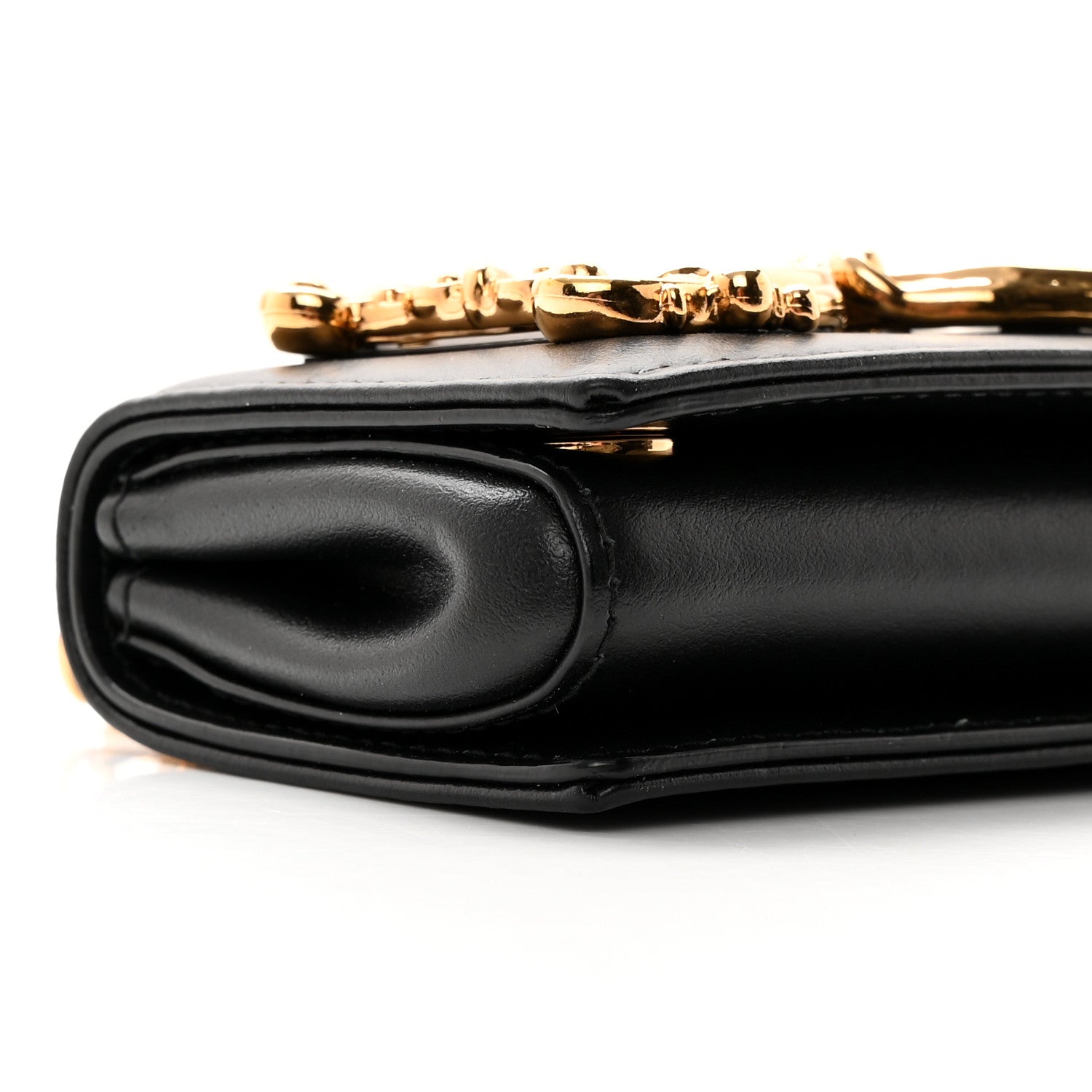 Dolce & Gabbana Calfskin Micro DG Girls Shoulder Bag Black 8 of 12