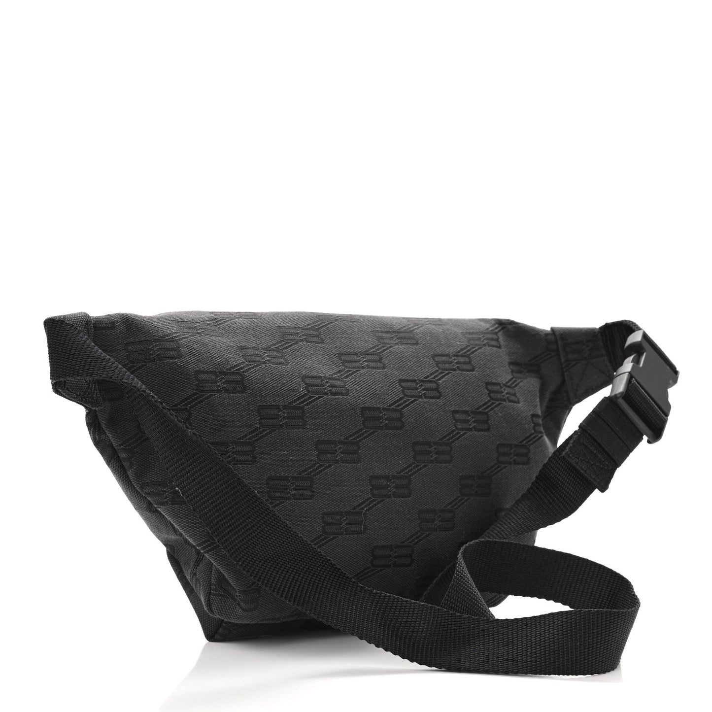 Canvas BB Monogram Medium Signature Beltpack Black