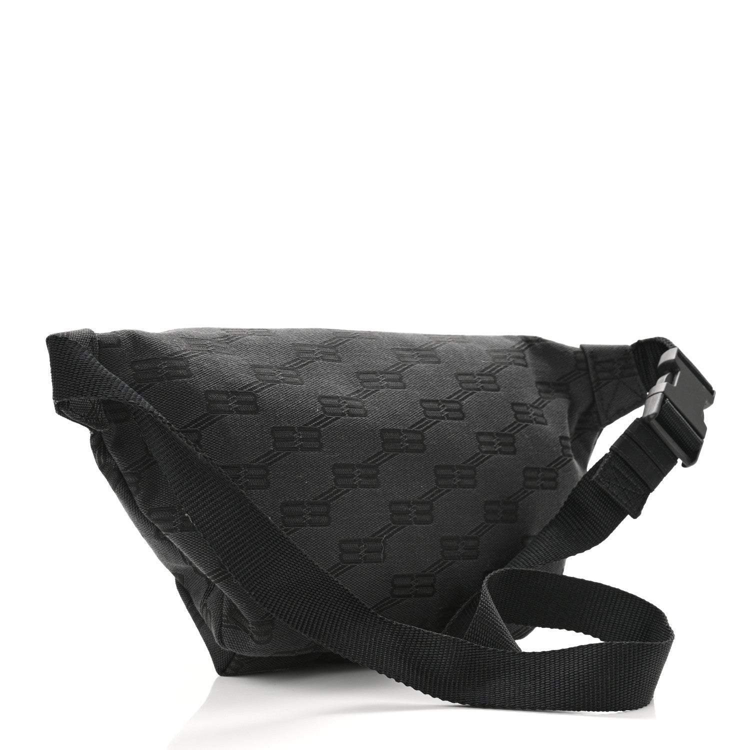 Balenciaga Canvas BB Monogram Medium Signature Beltpack Black 2 of 10