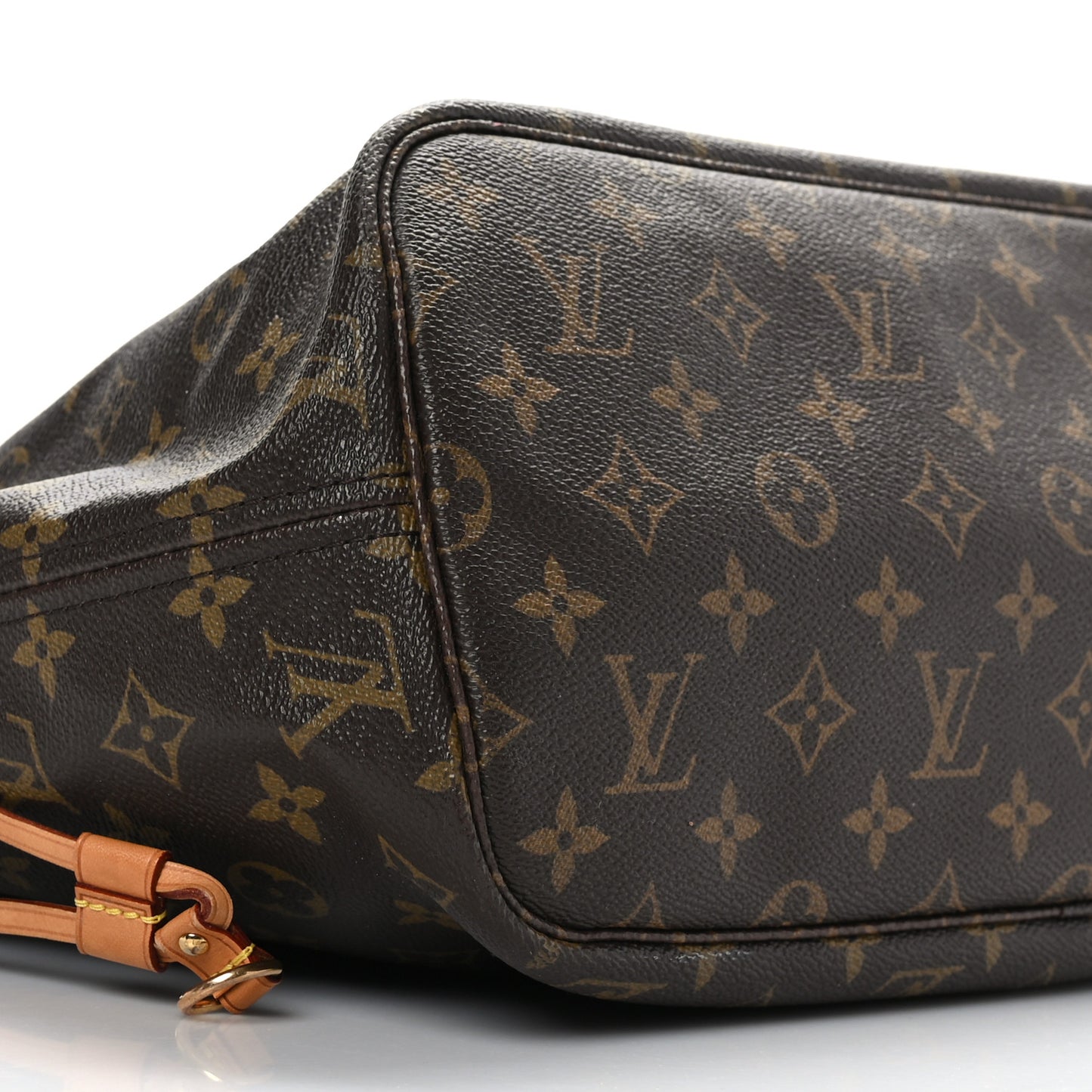 Monogram Capri V Neverfull MM Rose Ballerine