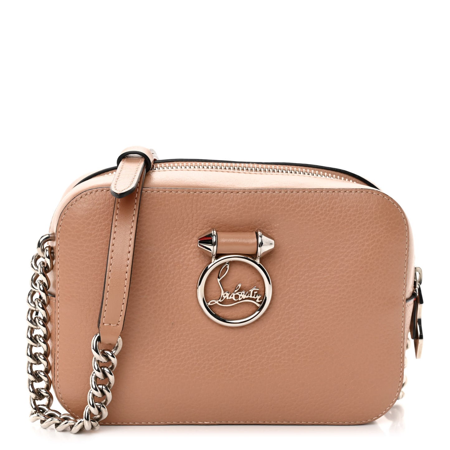 Calfskin Mini Rubylou Crossbody Nude