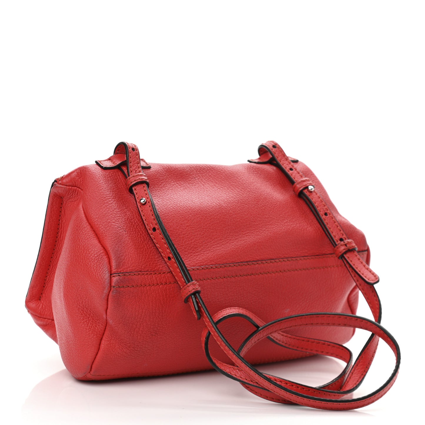 Sugar Goatskin Mini Pandora Red
