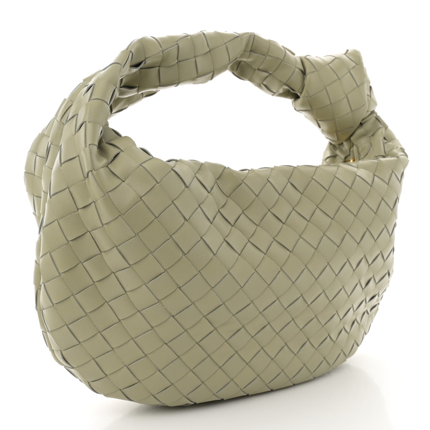 Nappa Intrecciato Teen Jodie Hobo Travertine