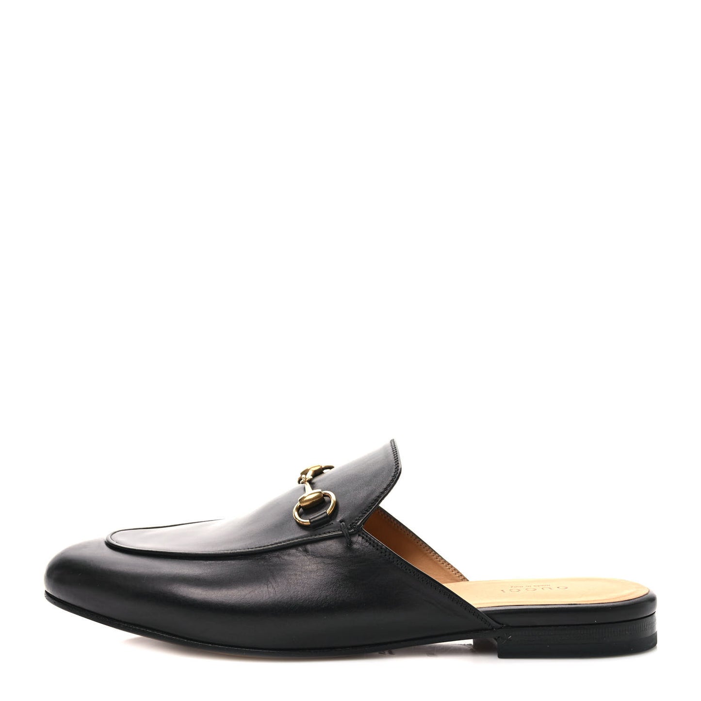 Calfskin Womens Princetown Slippers 40 Black