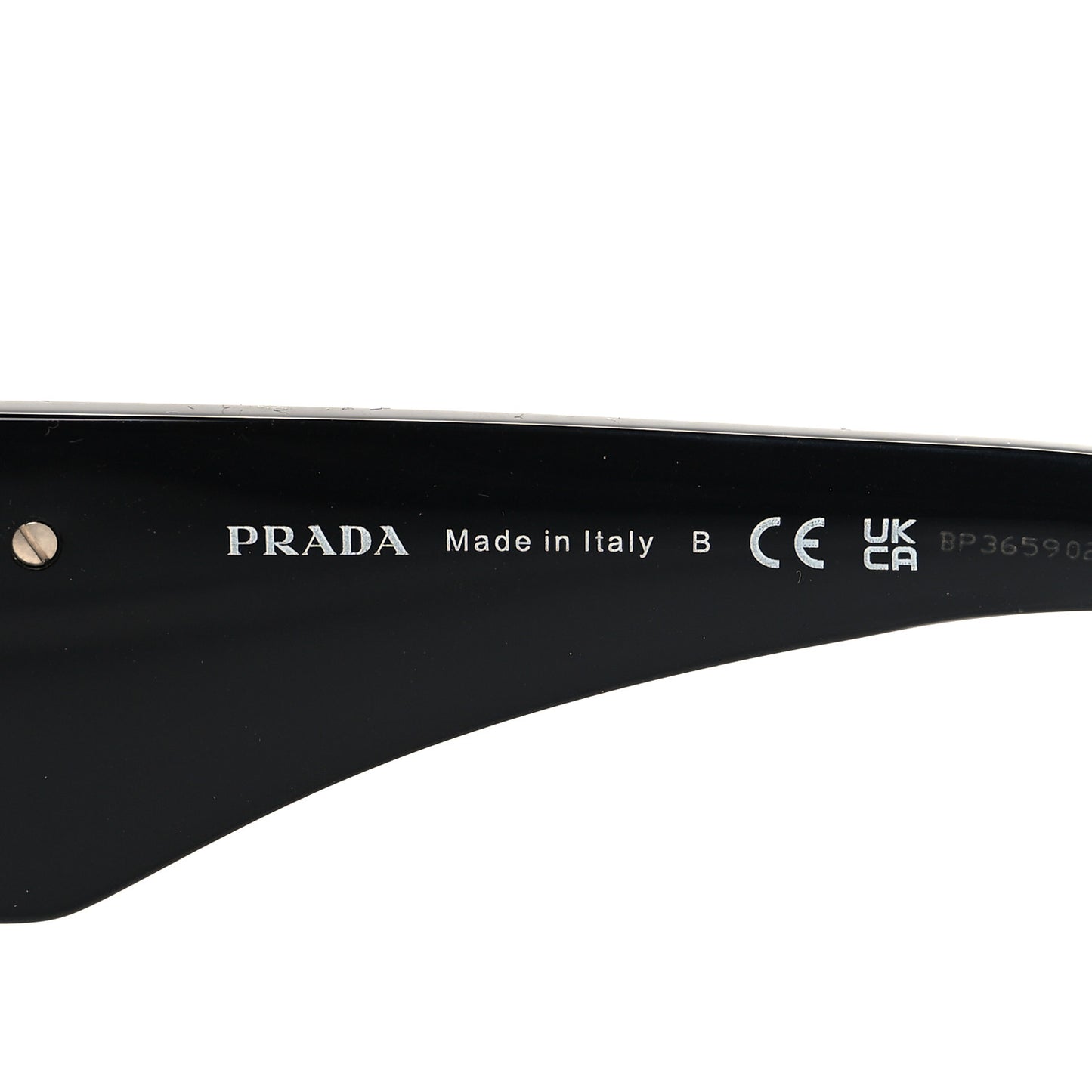 Acetate Symbole Sunglasses SPR 13Z Black