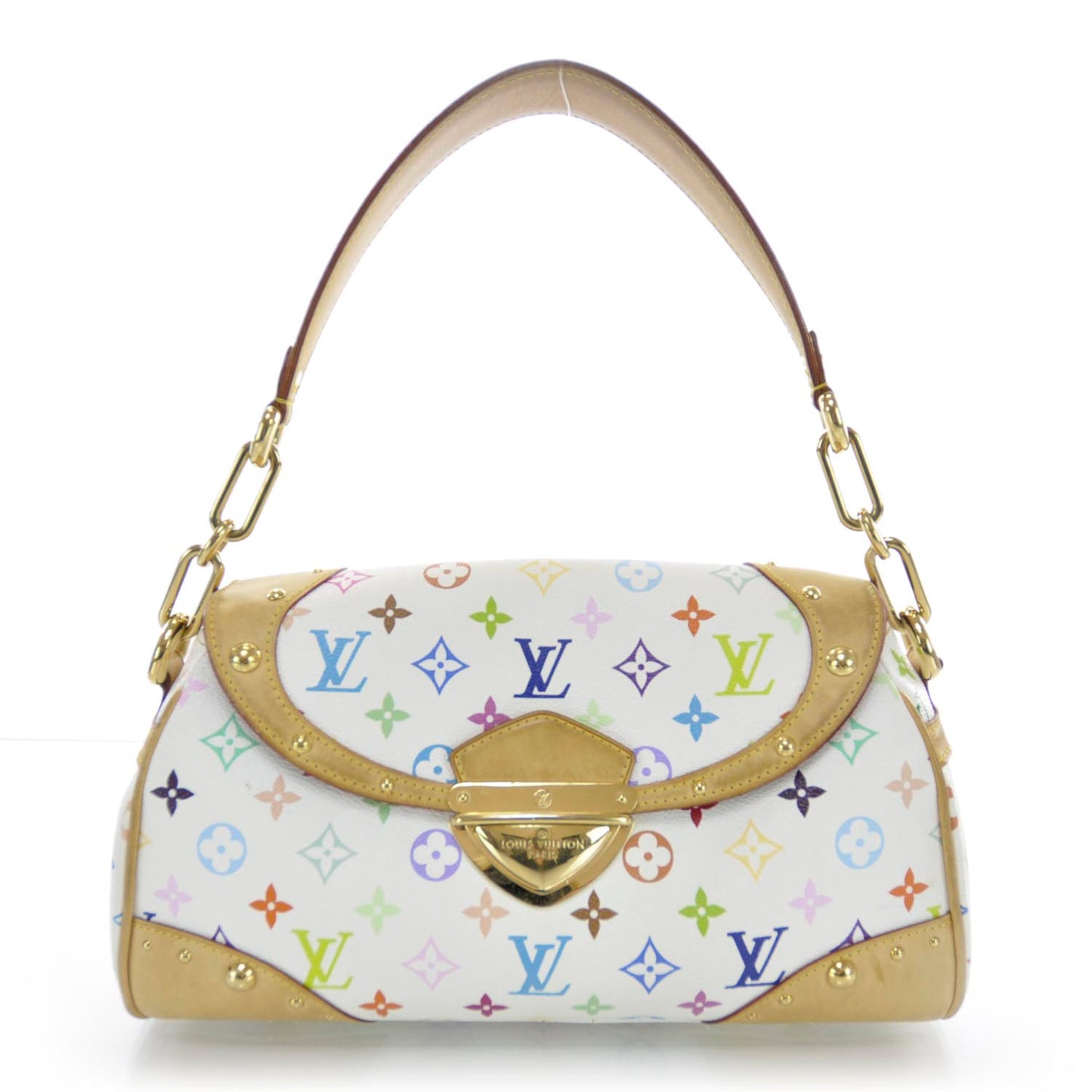 Monogram Multicolor Beverly MM White