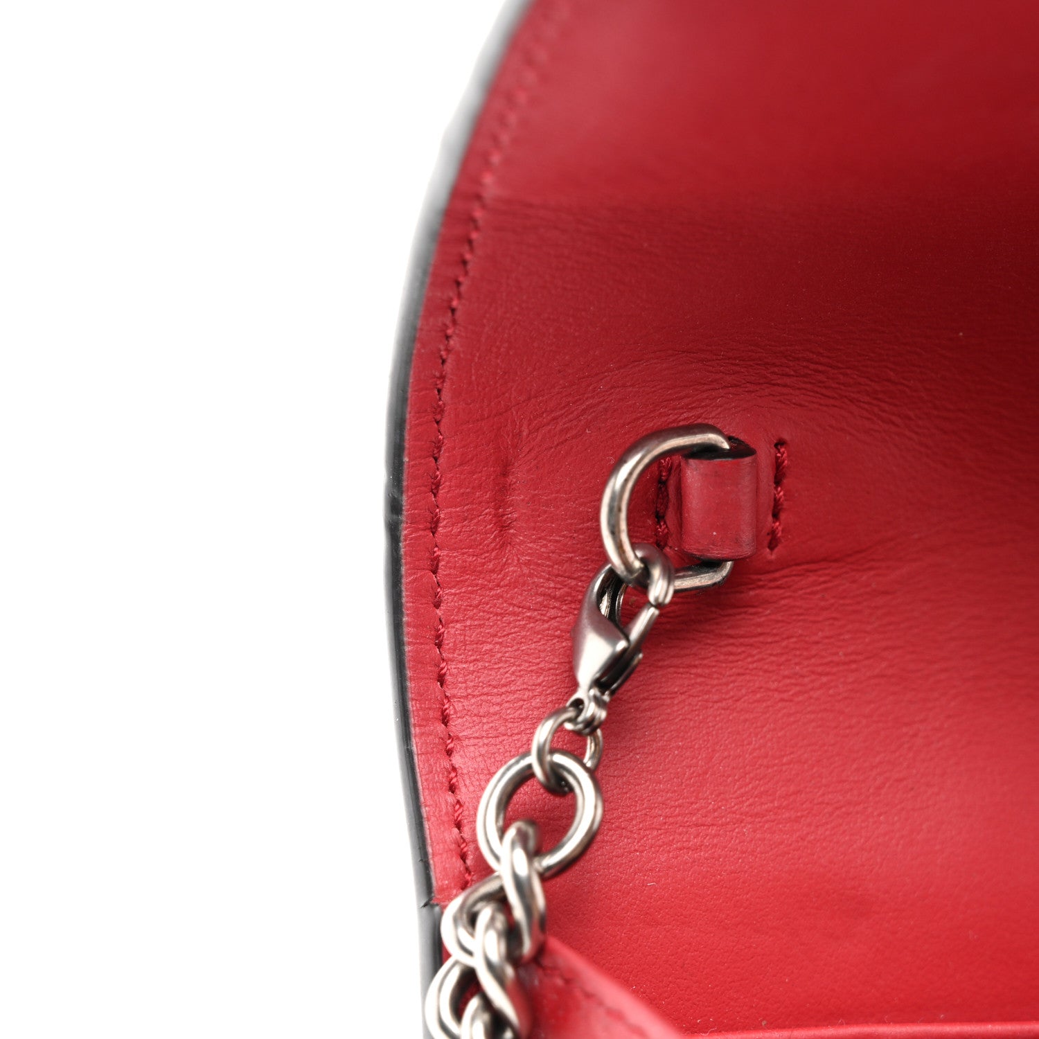 Gucci GG Supreme Monogram Mini Dionysus Chain Wallet Beige Vulcanic Red 11 of 13