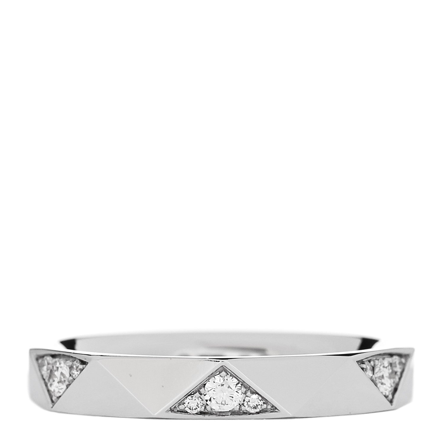 GRAFF リング Graff 18K White Gold Diamond Laurence Graff Faceted Signature