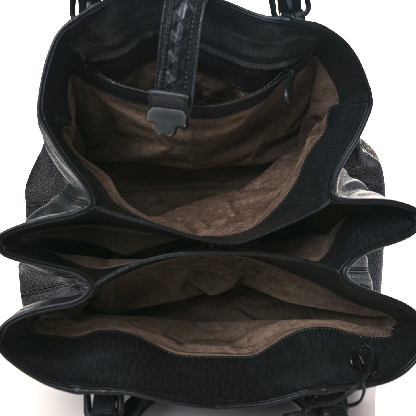 Nappa Roma Tote Black