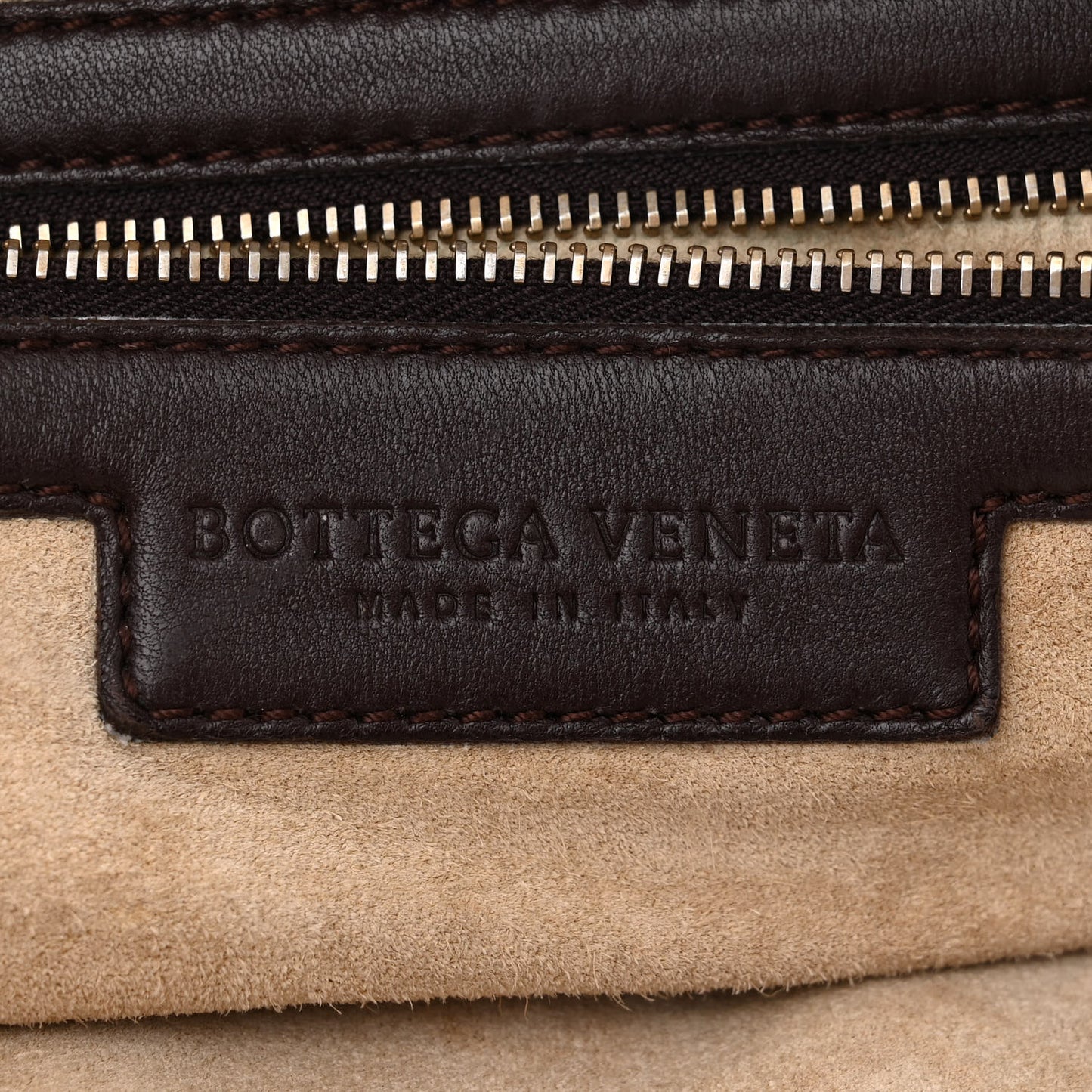 Nappa Intrecciato Large Veneta Hobo Ebano