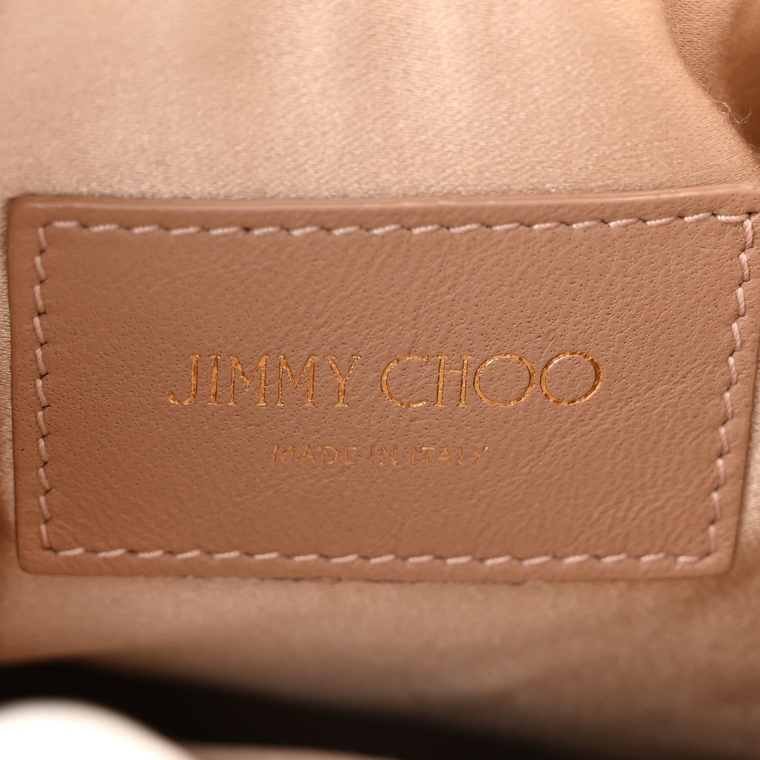 Jimmy Choo Satin Beaded Crystal Embellished Mini Bon Bon Bag White Multicolor 6 of 12