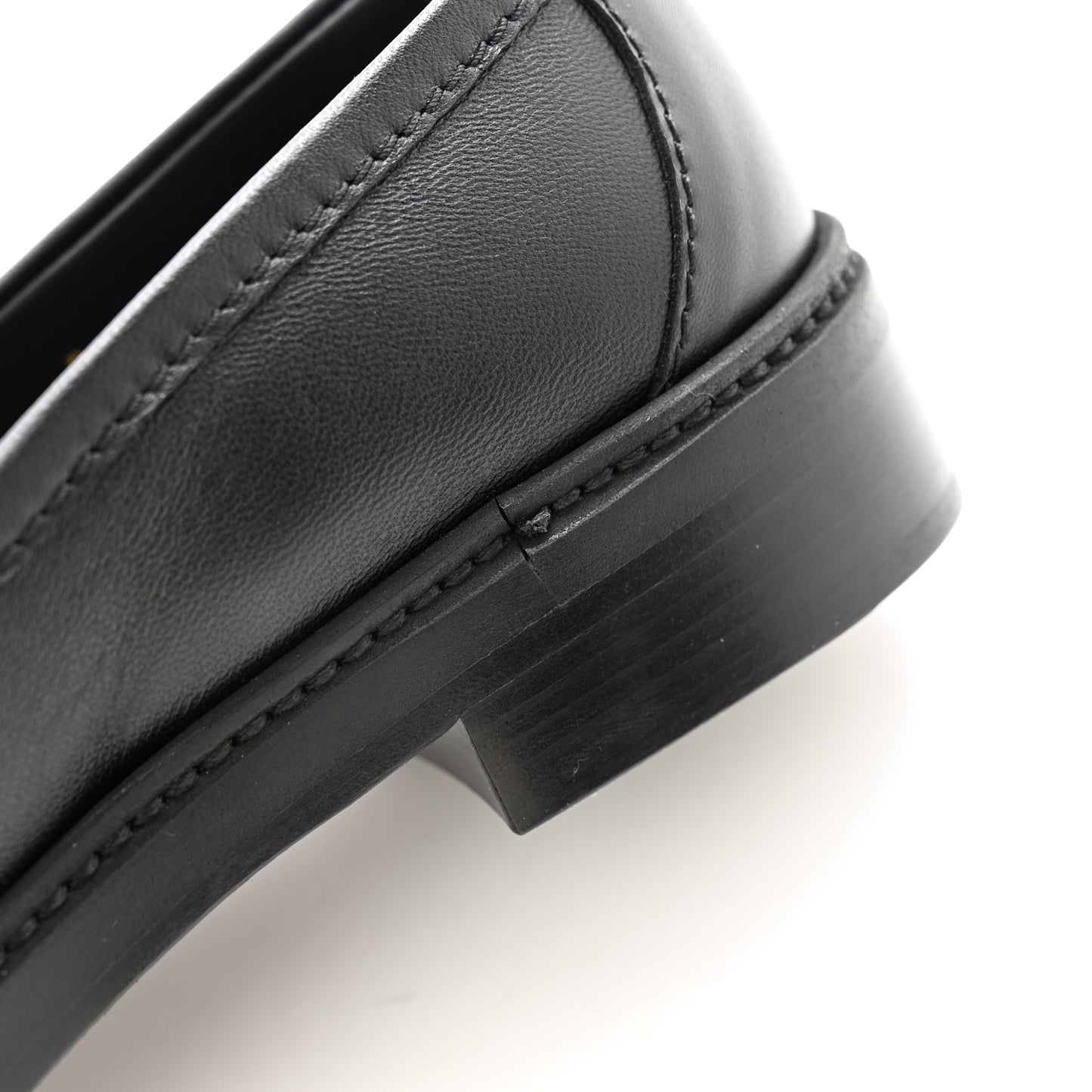 Lambskin Quilted CC Turnlock Loafers 37 Black