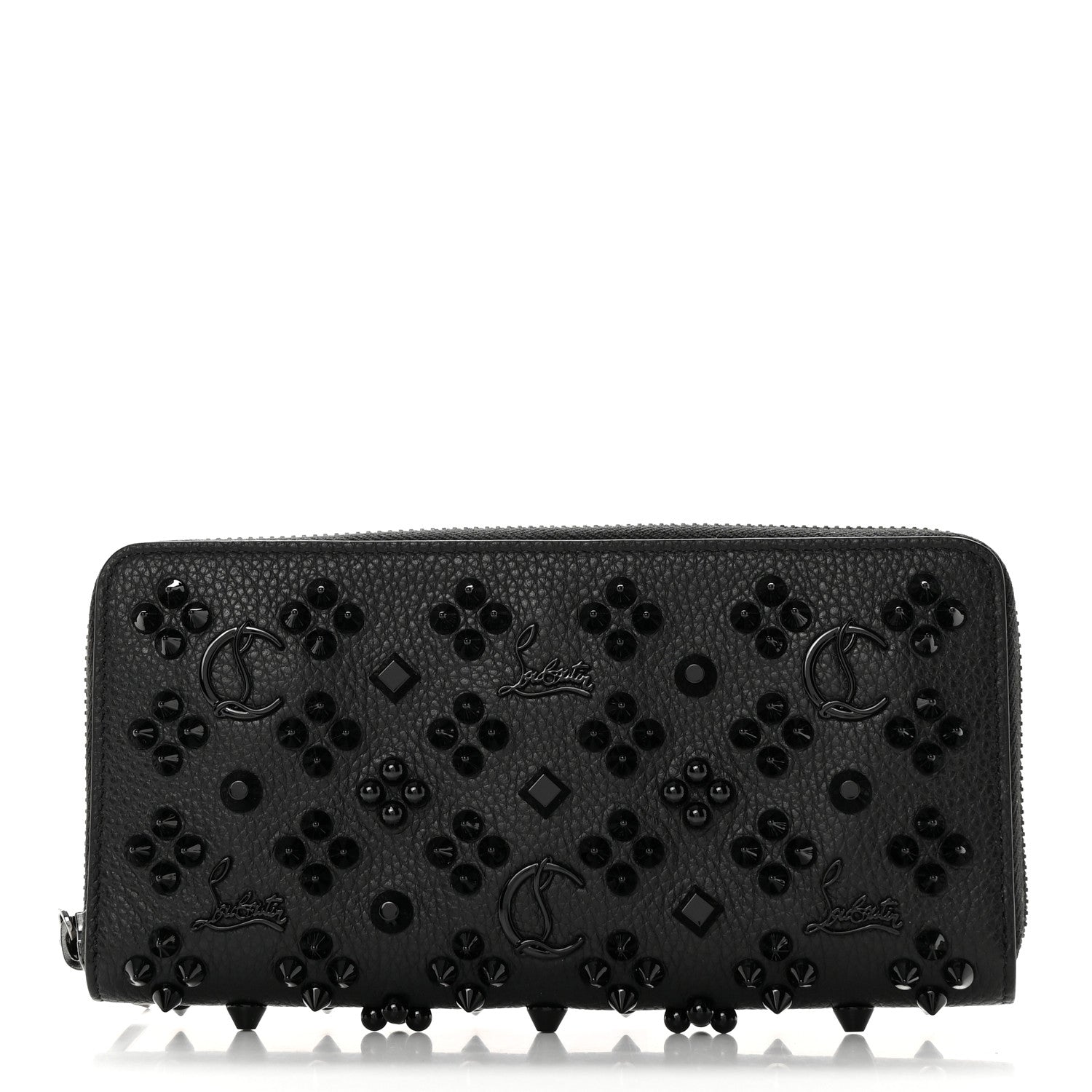 Christian Louboutin Calfskin Loubinthesky Panettone Wallet Christian Louboutin Calfskin Loubinthesky Panettone Wallet