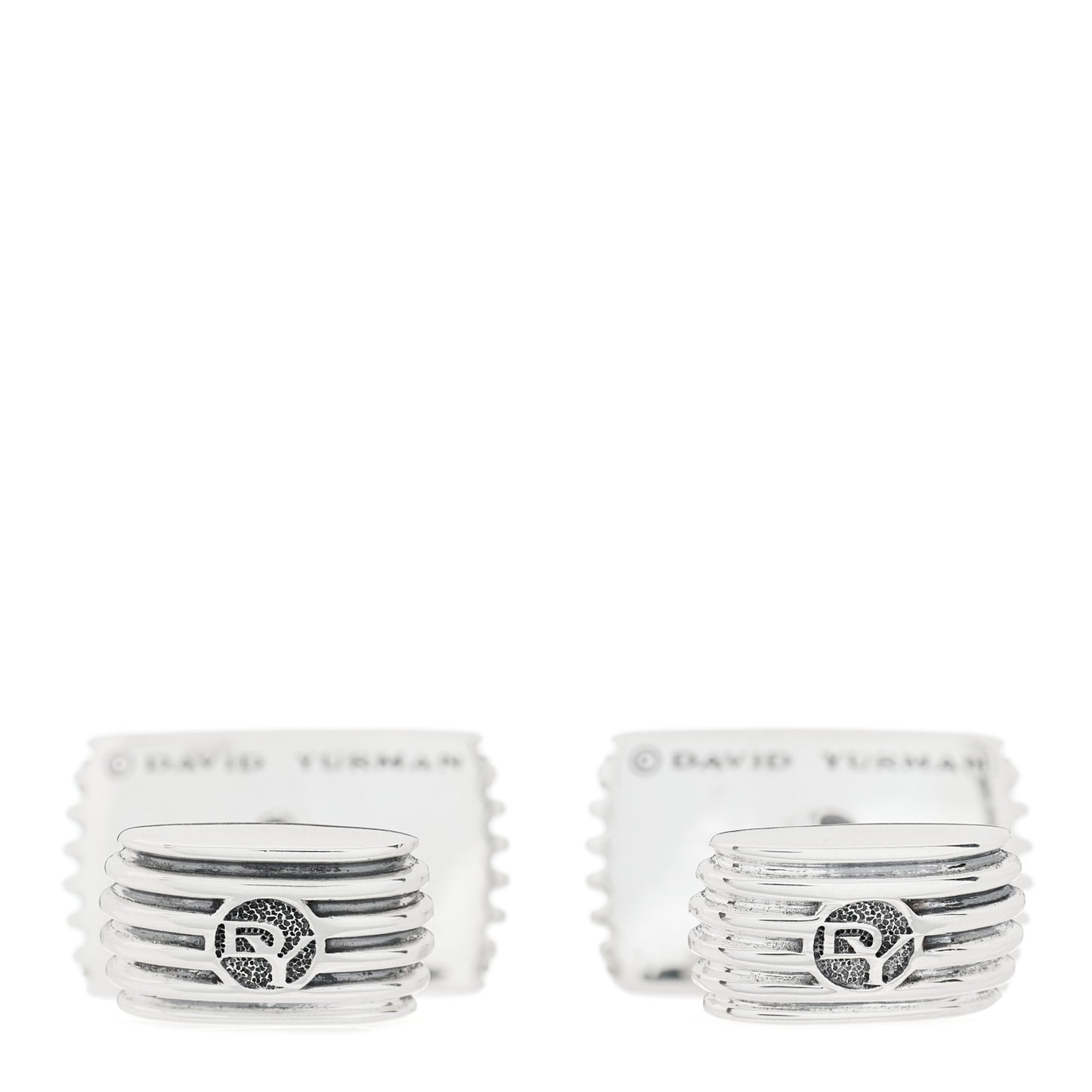 Sterling Silver Gray Sapphire Royal Cord Cufflinks