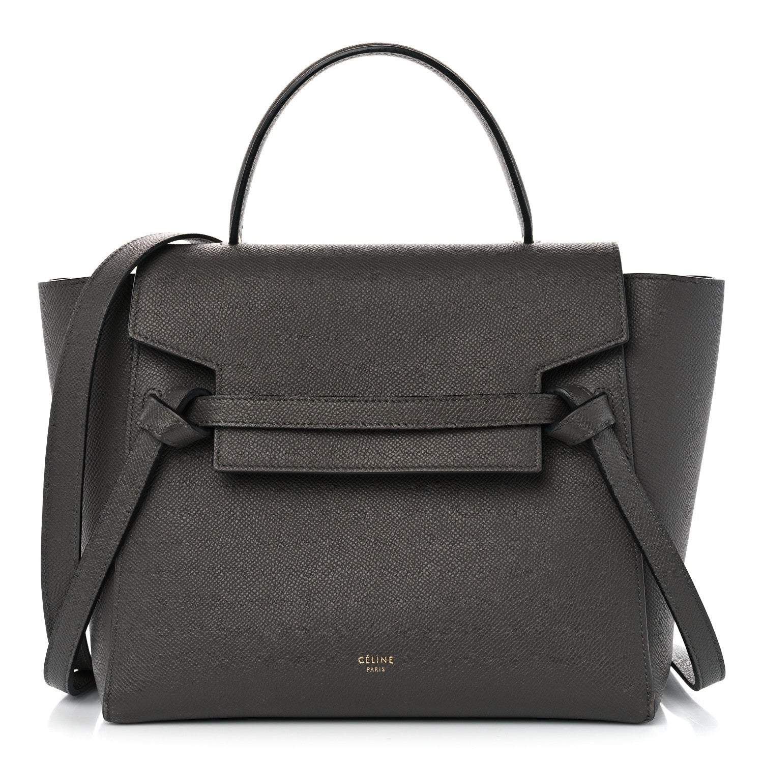 Celine Grained Calfskin Micro Belt Bag Grey 1 of 16
