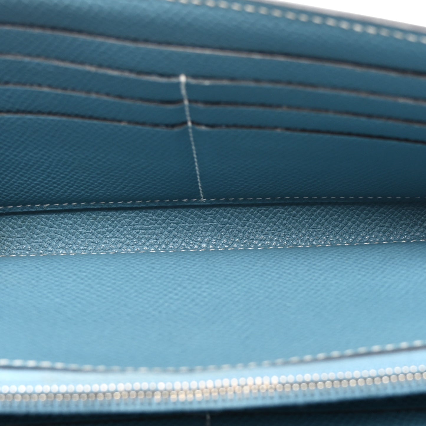 Epsom Kelly Longue Wallet Blue Jean