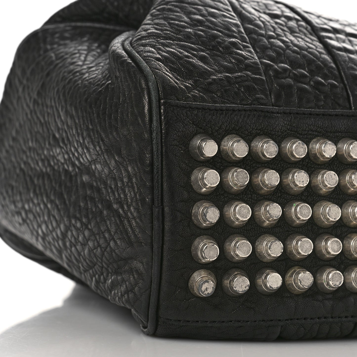 Pebbled Lambskin Rockie Black Nickel Hardware