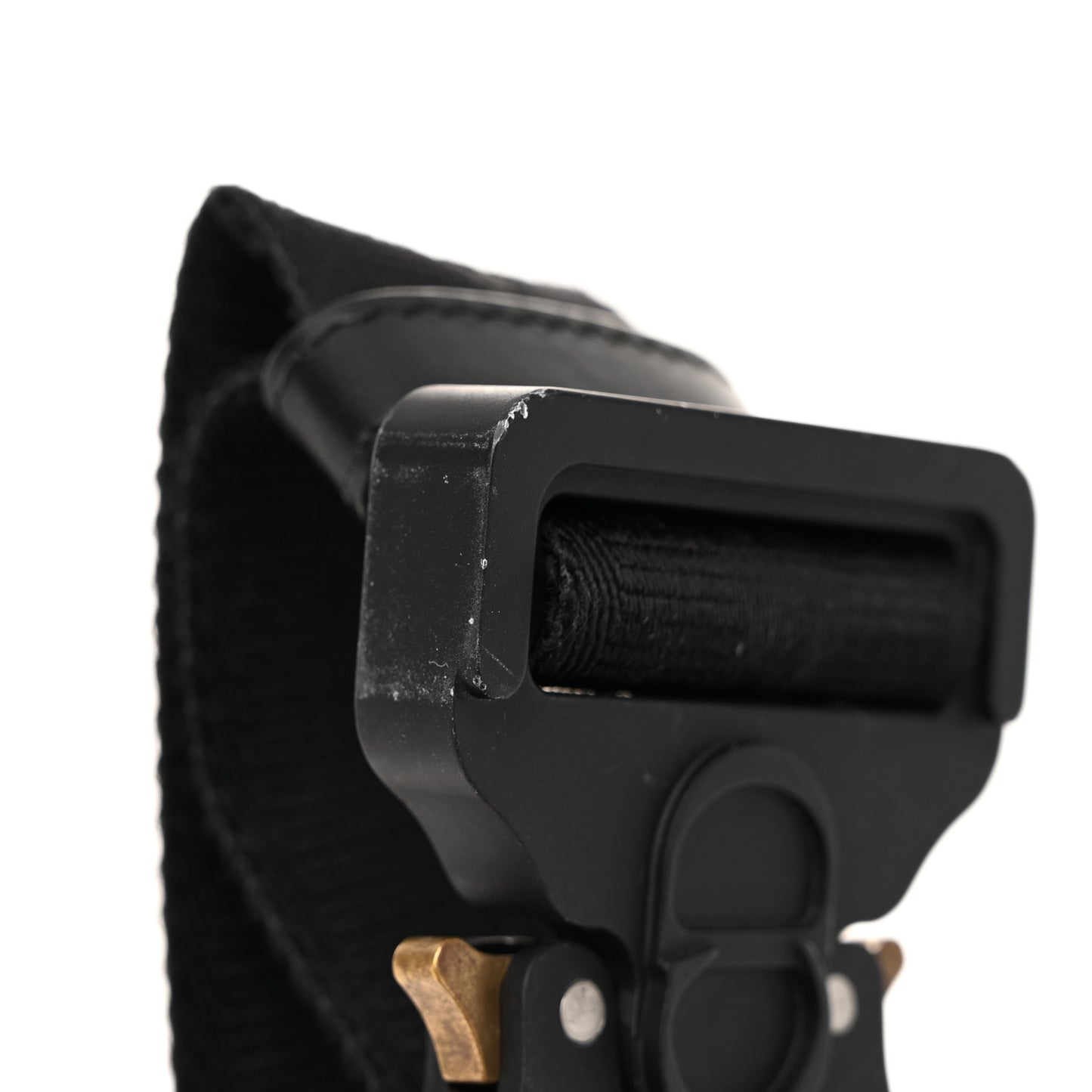 Smooth Calfskin Canvas CD Diamond Mens Saddle Bag Black