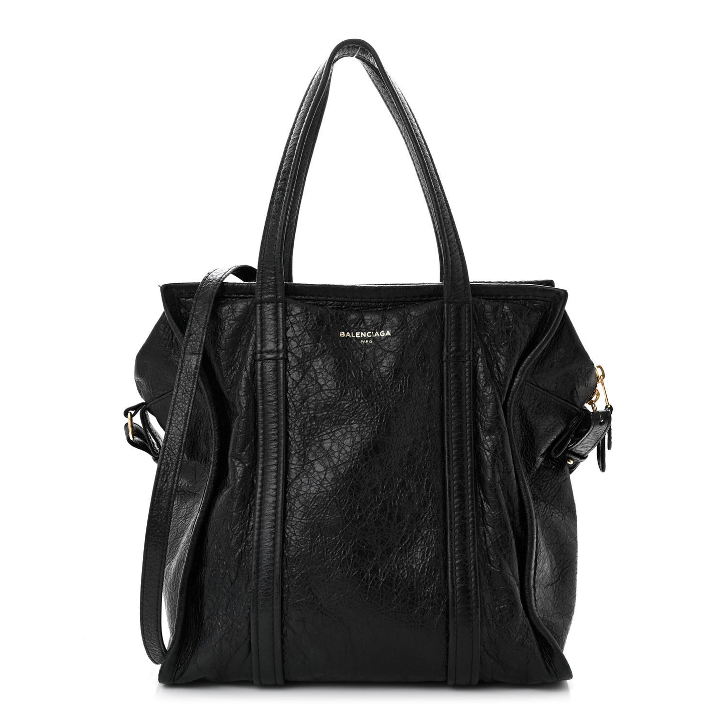 Agneau Small Bazar Shopper Tote Black