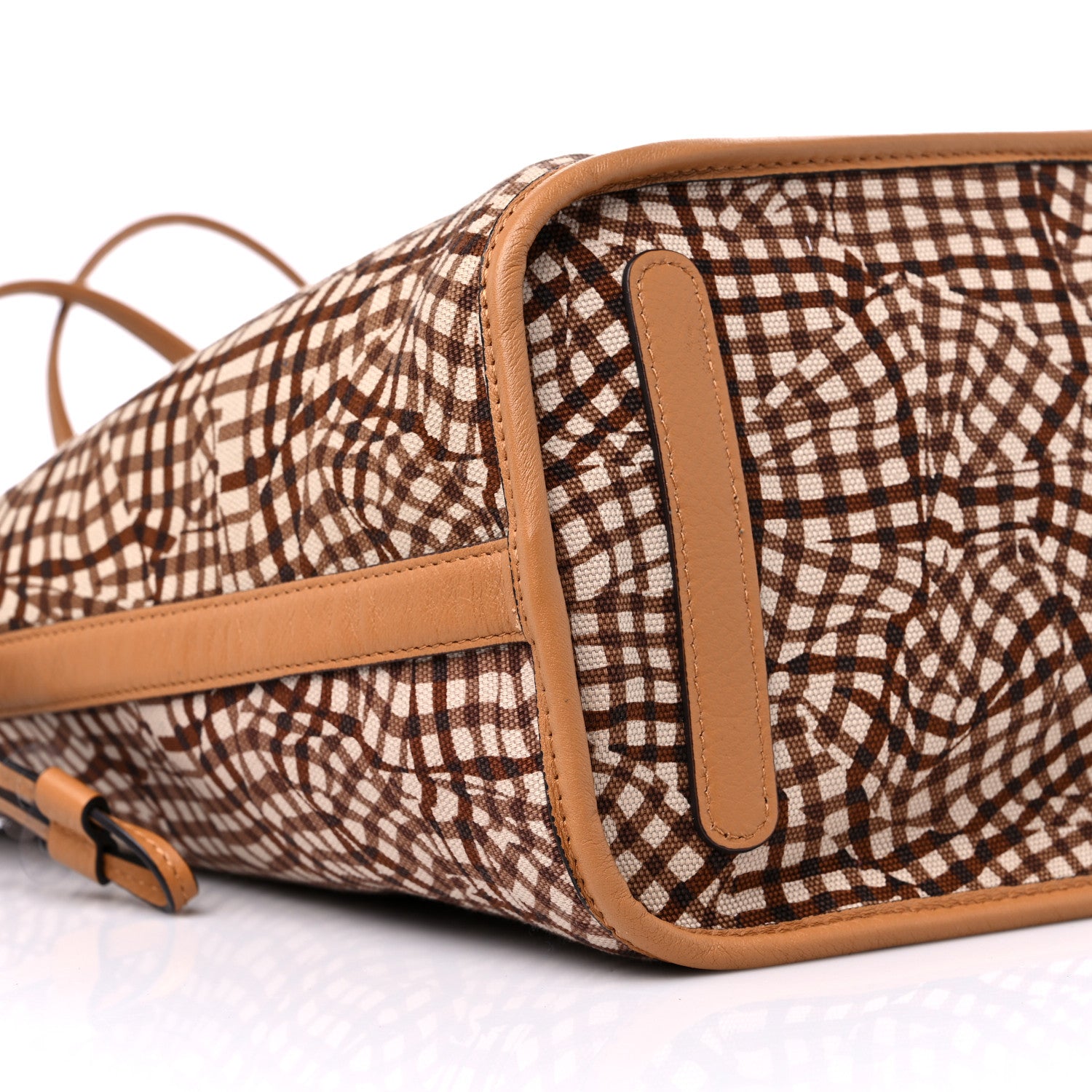 MCM Visetos Medium Liz Reversible Shopper Tote Cognac 13 of 15