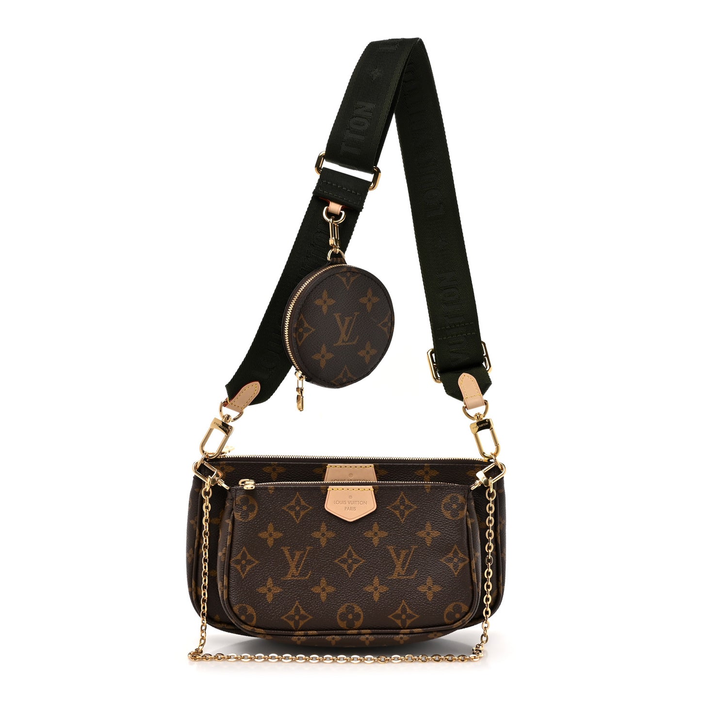 Monogram Multi Pochette Accessories Kaki