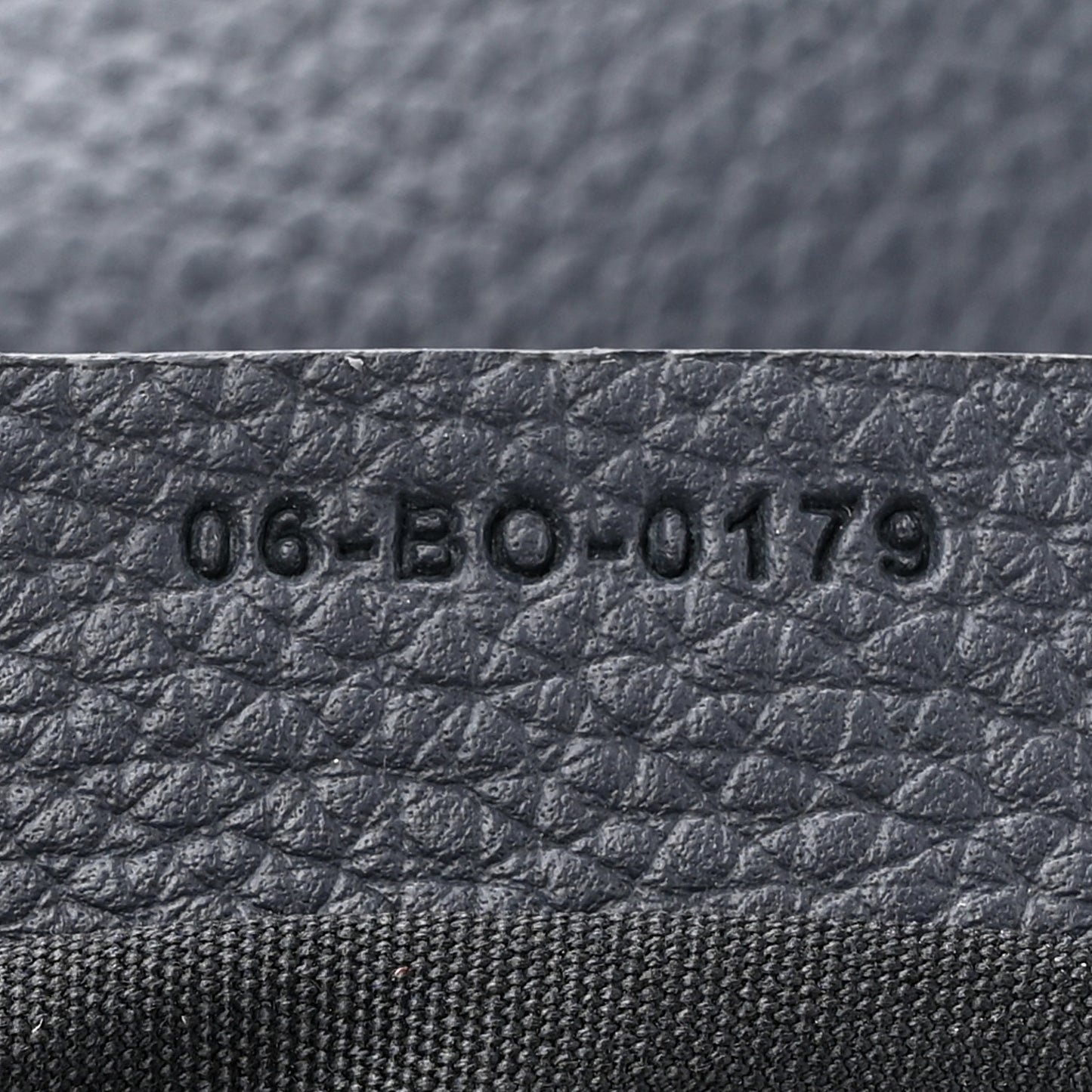 Grained Calfskin Kim Jones Saddle Bag Navy Blue