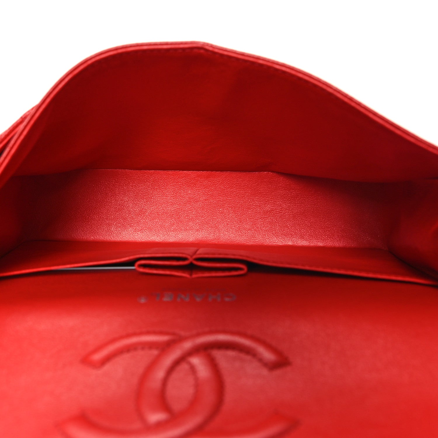 Chanel Caviar Quilted Medium Double Flap Red 5 of 10