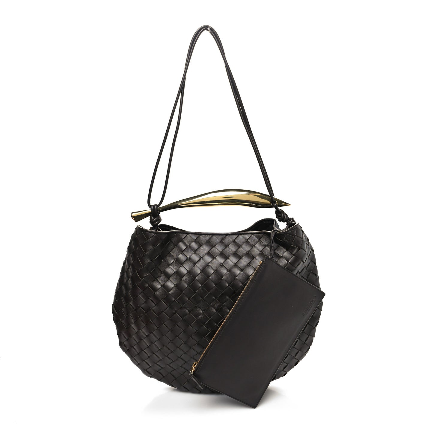 Nappa Intrecciato Medium Sardine Bag Fondant