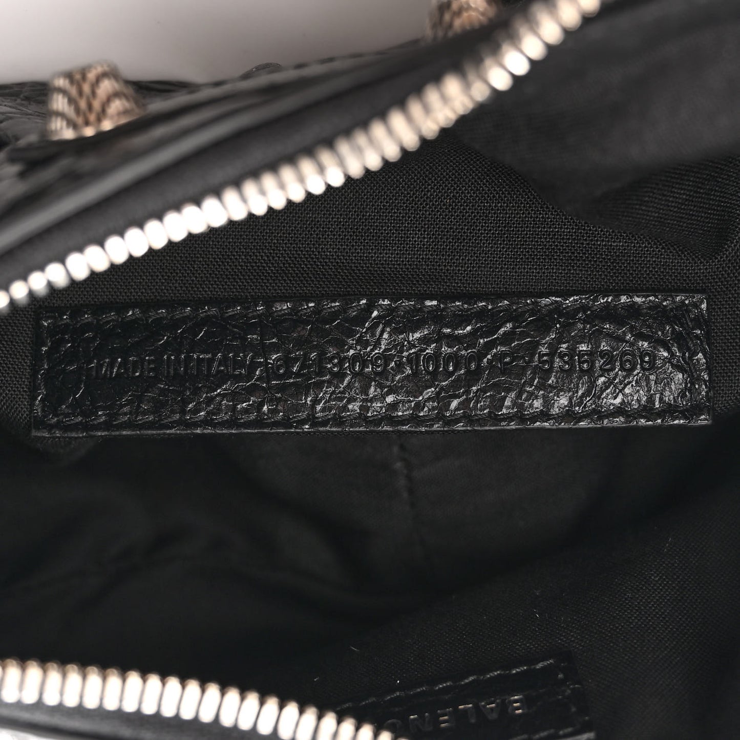 Agneau Arena Le Cagole Fringe Shoulder Bag XS Black
